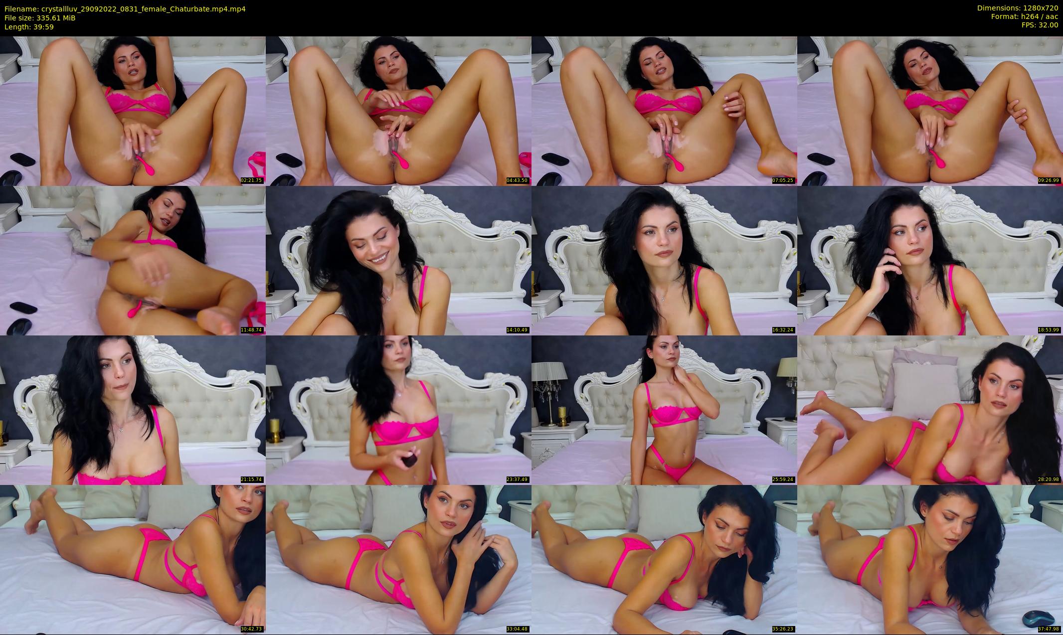 crystallluv — 40 minute Chaturbate female cam show recording, 720p, Sep 29, 2022