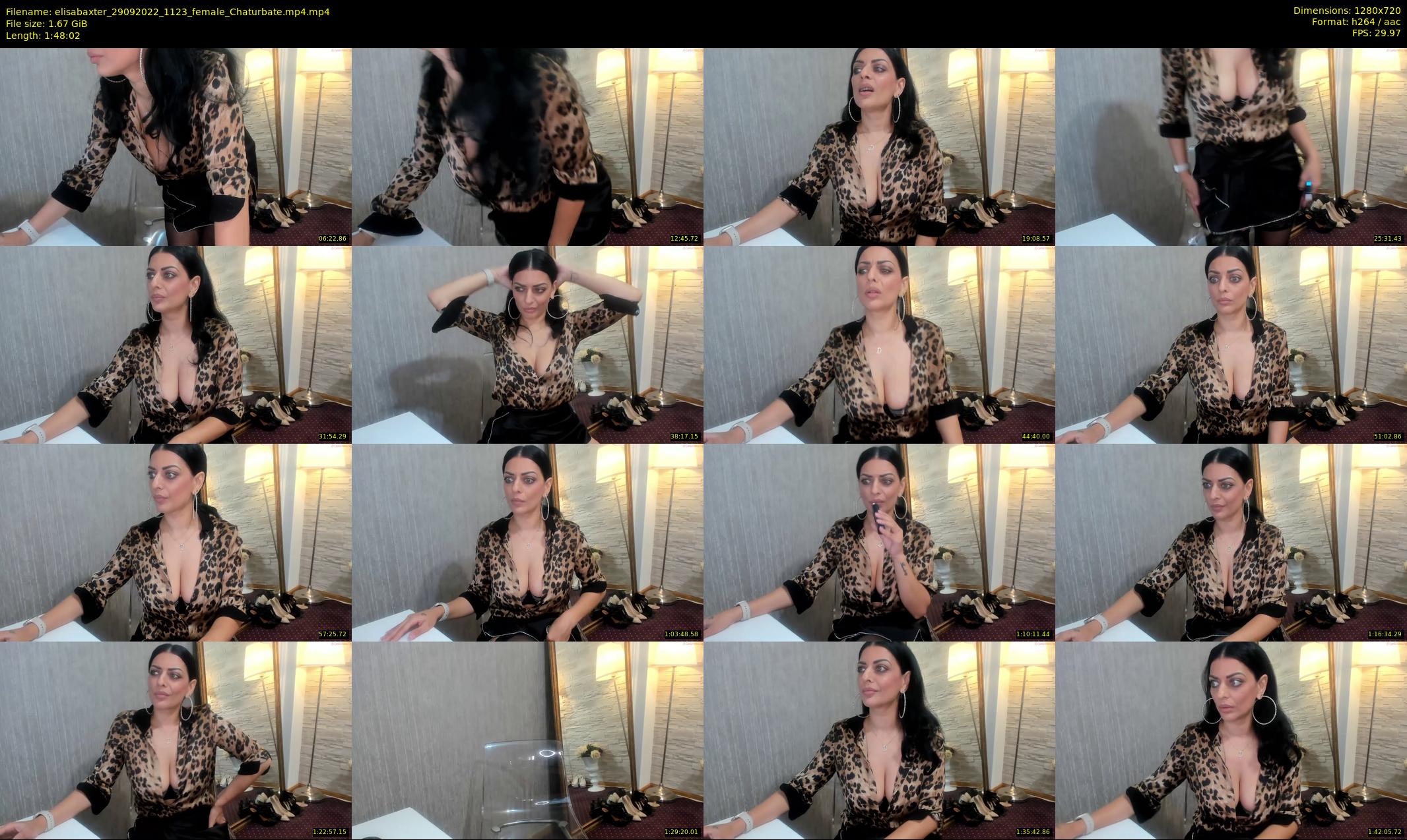 elisabaxter — 109 minute Chaturbate female cam show recording, 720p, Sep 29, 2022