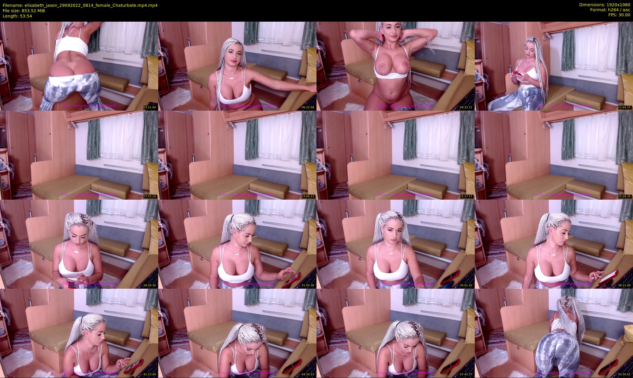 elisabeth_jason — 54 minute Chaturbate couple cam show recording, 1080p, Sep 29, 2022