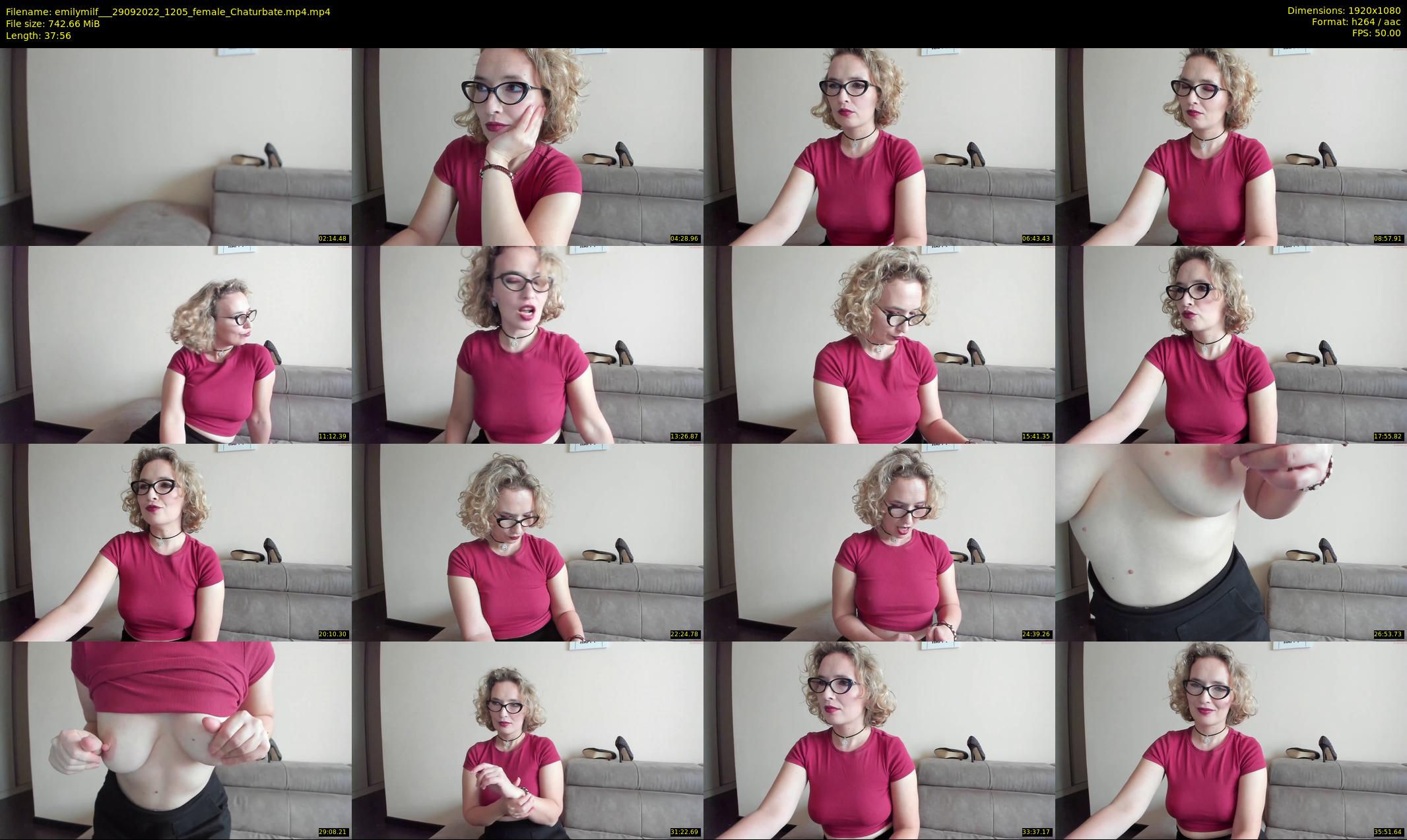 emilymilf__ — 38 minute Chaturbate female cam show recording, 1080p, Sep 29, 2022