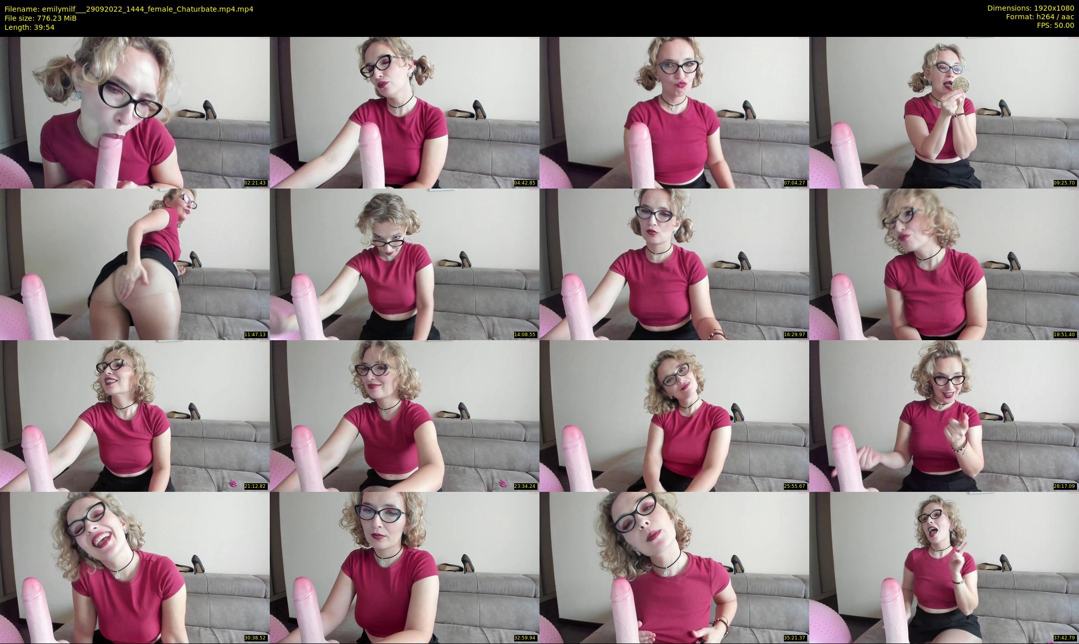 emilymilf__ — 40 minute Chaturbate female cam show recording, 1080p, Sep 29, 2022