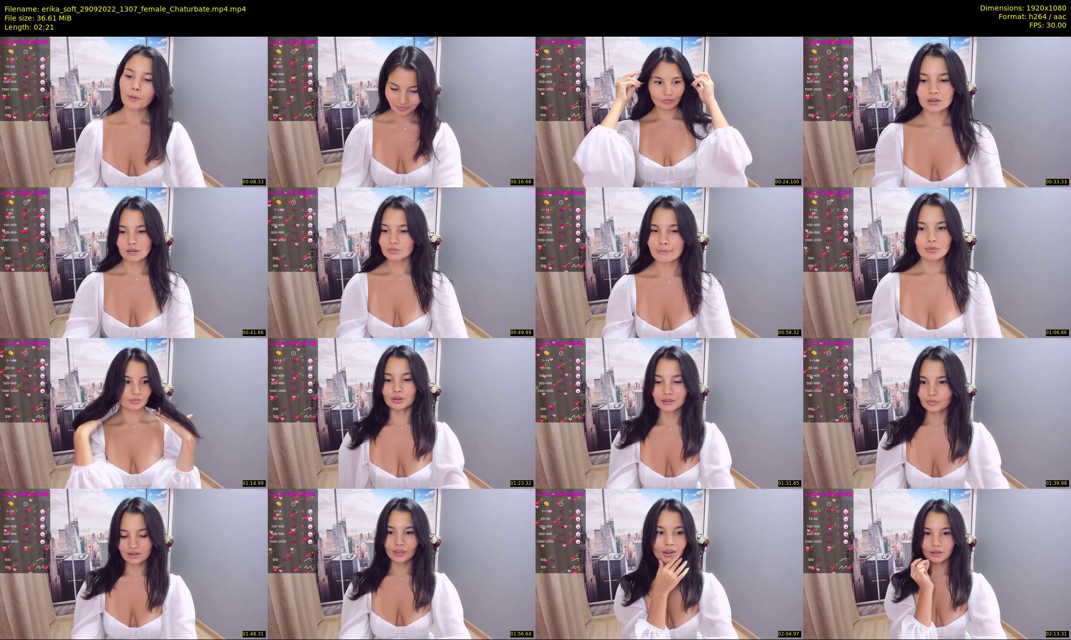 erika_soft — 3 minute Chaturbate female cam show recording, 1080p, Sep 29, 2022