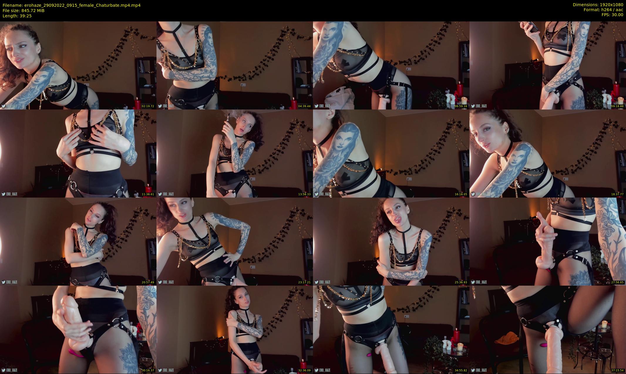 erohaze — 40 minute Chaturbate female cam show recording, 1080p, Sep 29, 2022