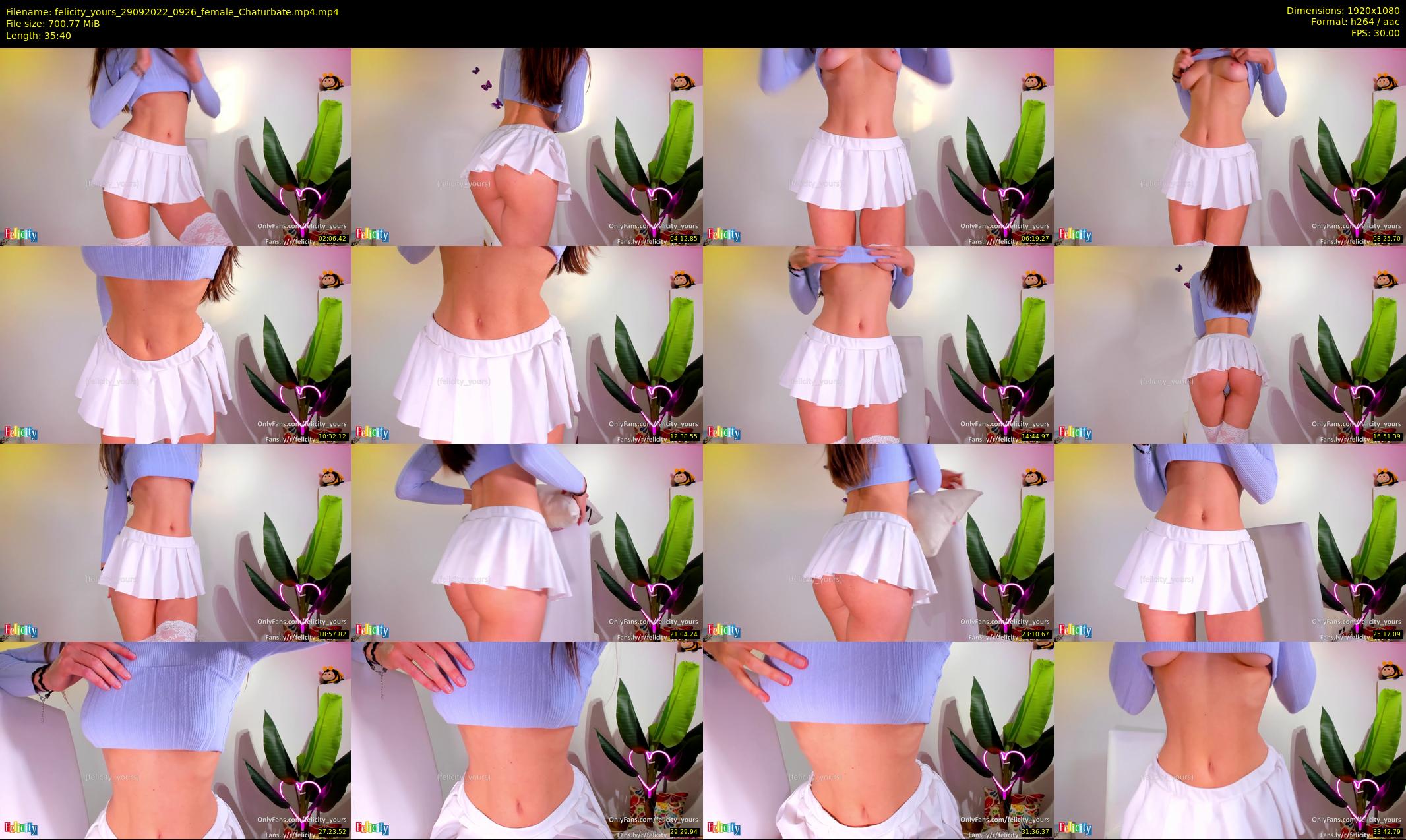 felicity_yours — 36 minute Chaturbate female cam show recording, 1080p, Sep 29, 2022