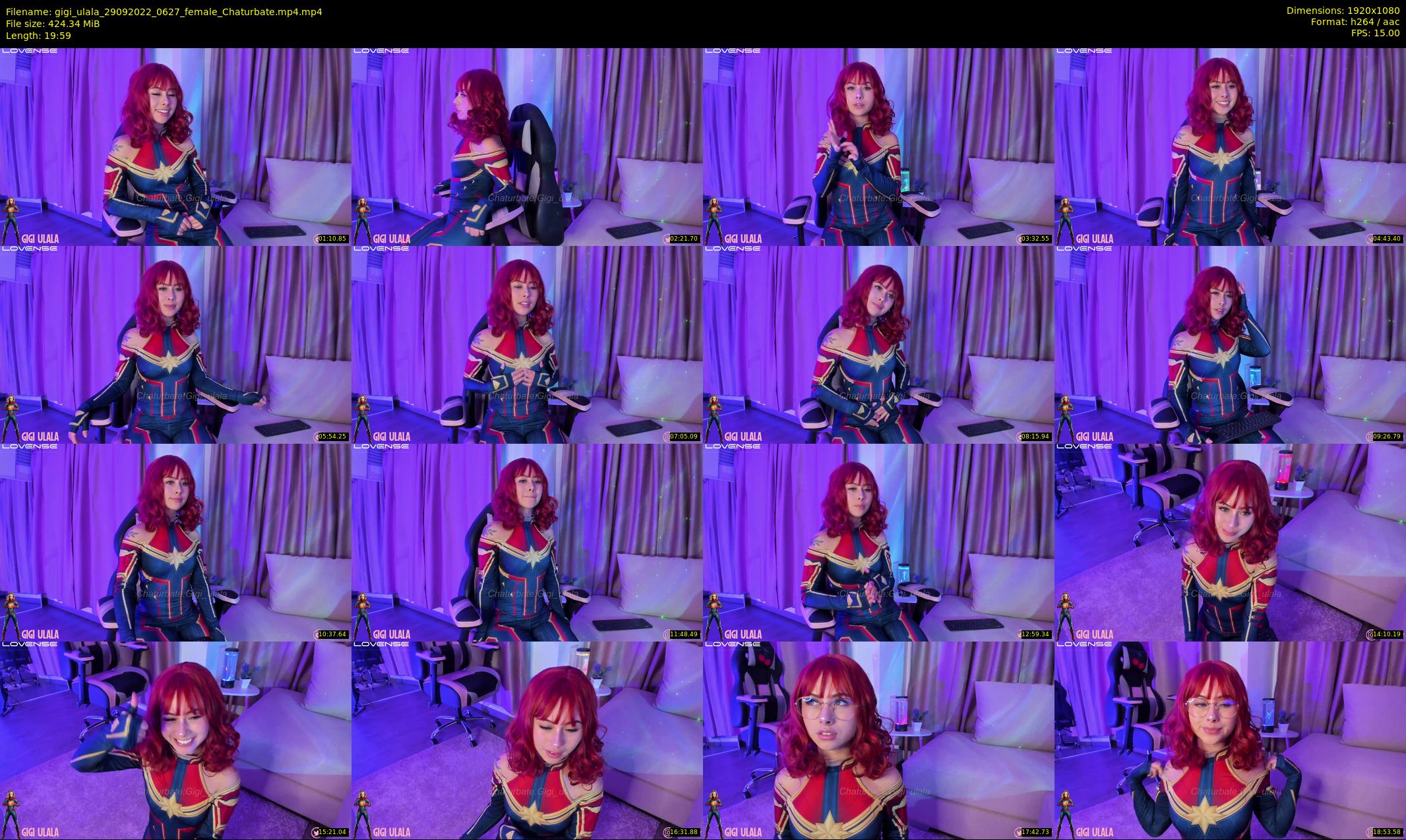 gigi_ulala — 20 minute Chaturbate female cam show recording, 1080p, Sep 29, 2022