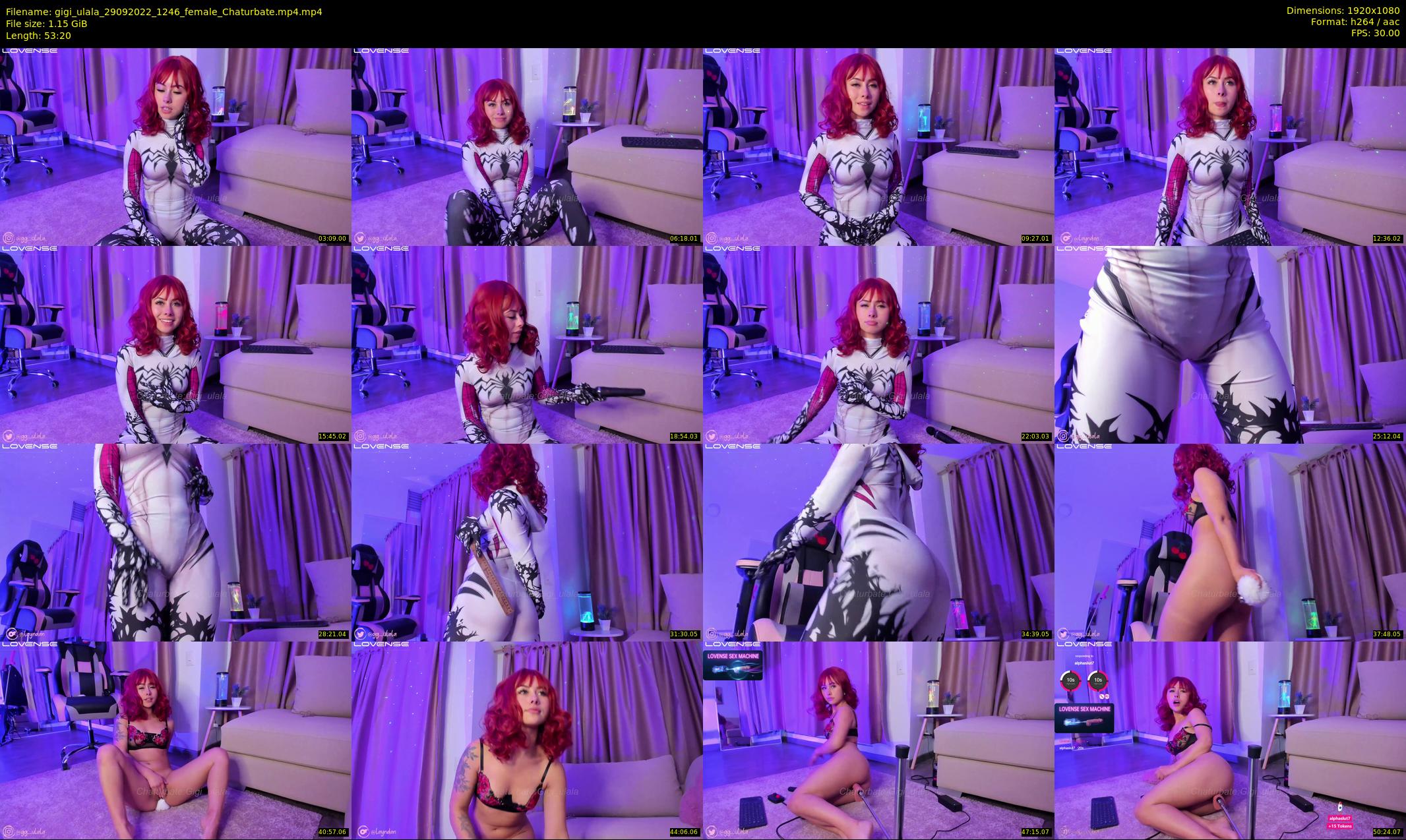 gigi_ulala — 54 minute Chaturbate female cam show recording, 1080p, Sep 29, 2022