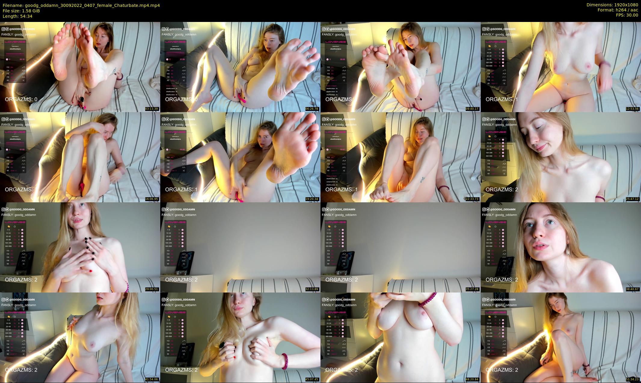 goodg_oddamn — 55 minute Chaturbate female cam show recording, 1080p, Sep 30, 2022