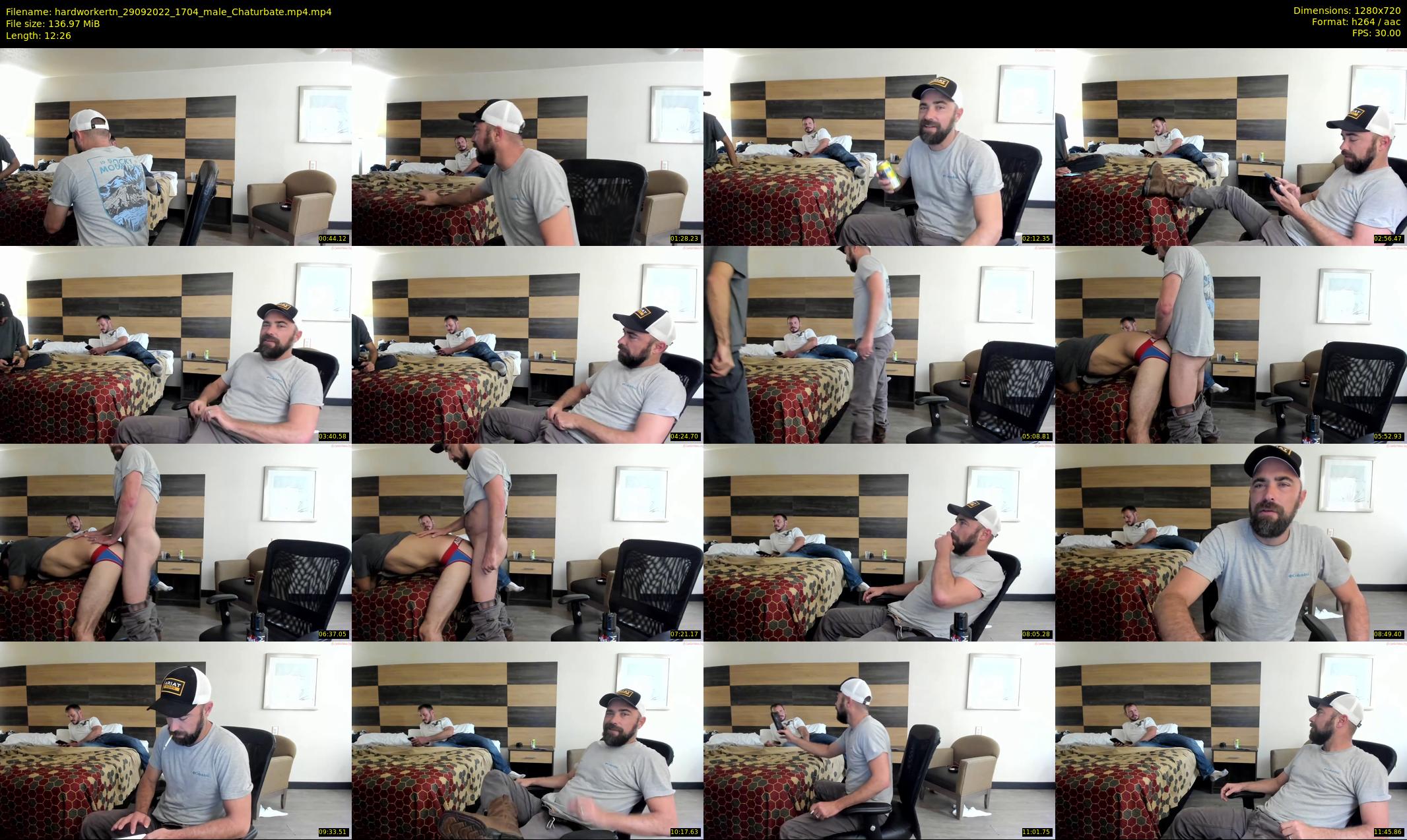 hardworkertn — 13 minute Chaturbate male cam show recording, 720p, Sep 29, 2022