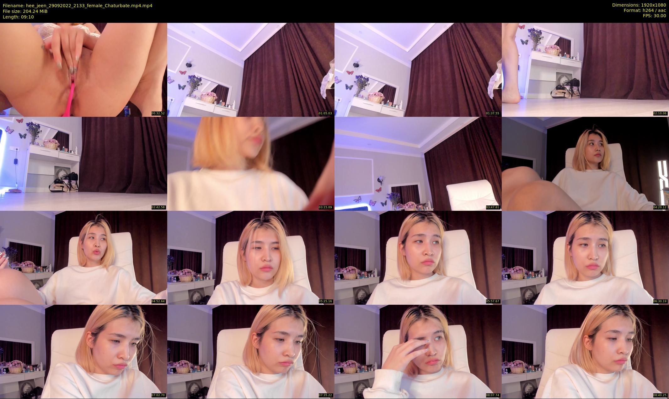 hee_jeen — 10 minute Chaturbate female cam show recording, 1080p, Sep 29, 2022