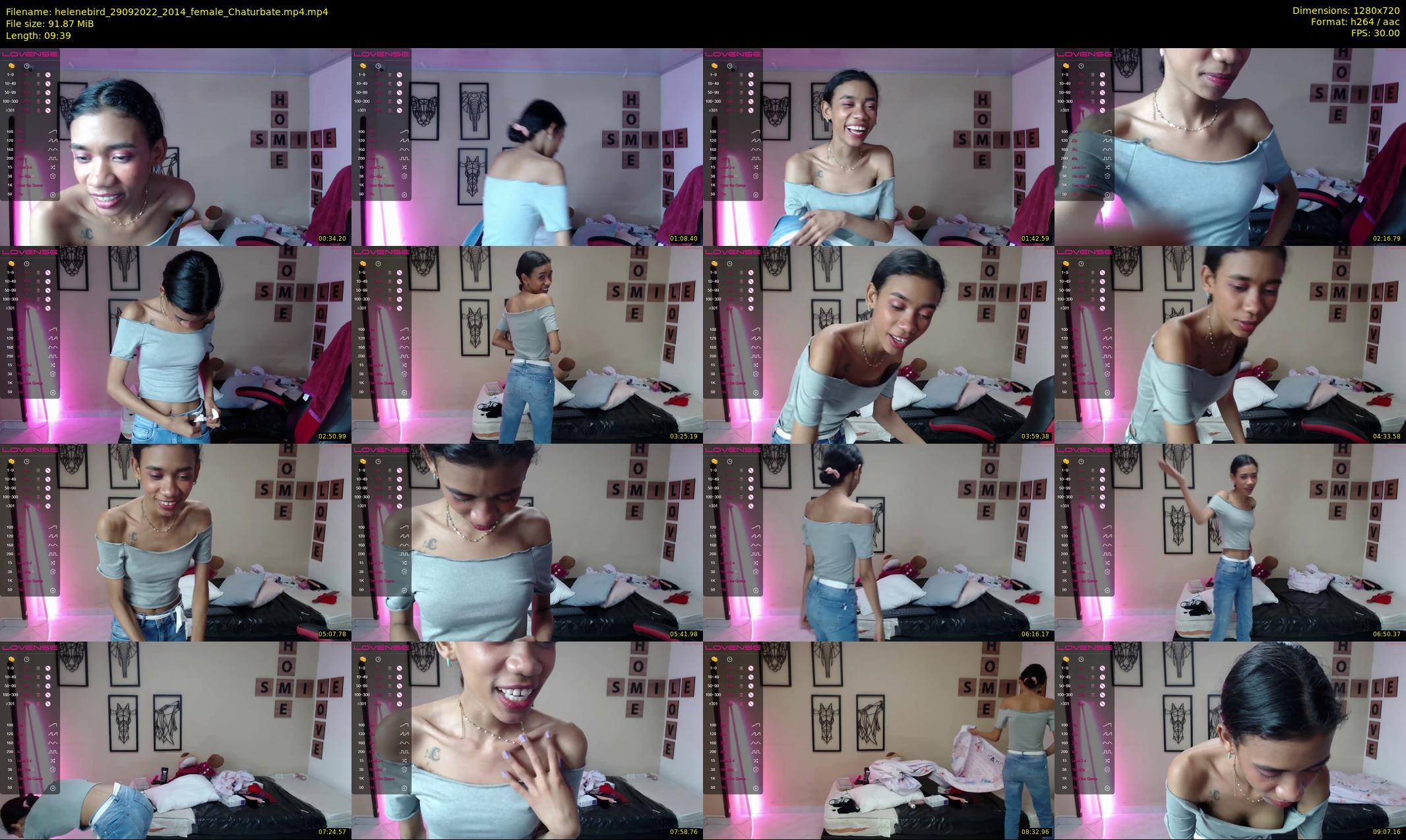 helenebird — 10 minute Chaturbate female cam show recording, 720p, Sep 29, 2022