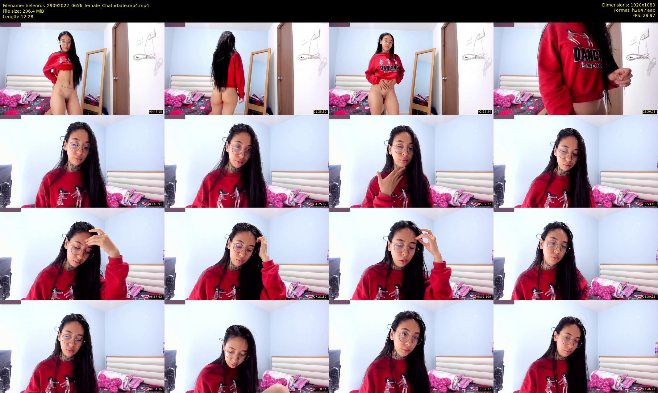 helenrus — 13 minute Chaturbate female cam show recording, 1080p, Sep 29, 2022
