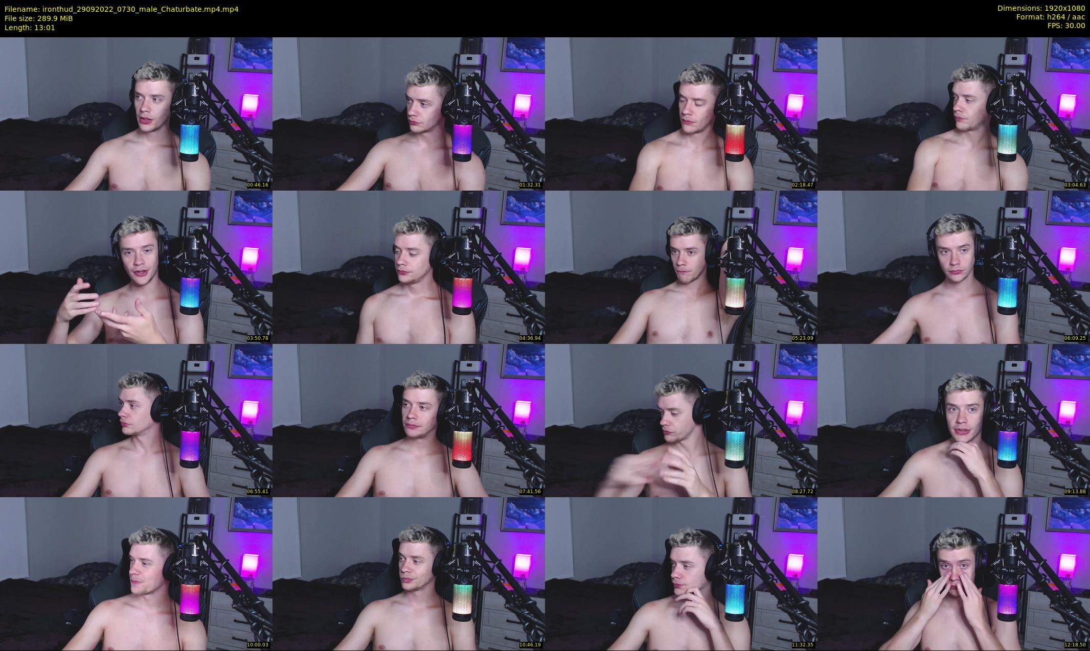 ironthud — 14 minute Chaturbate male cam show recording, 1080p, Sep 29, 2022