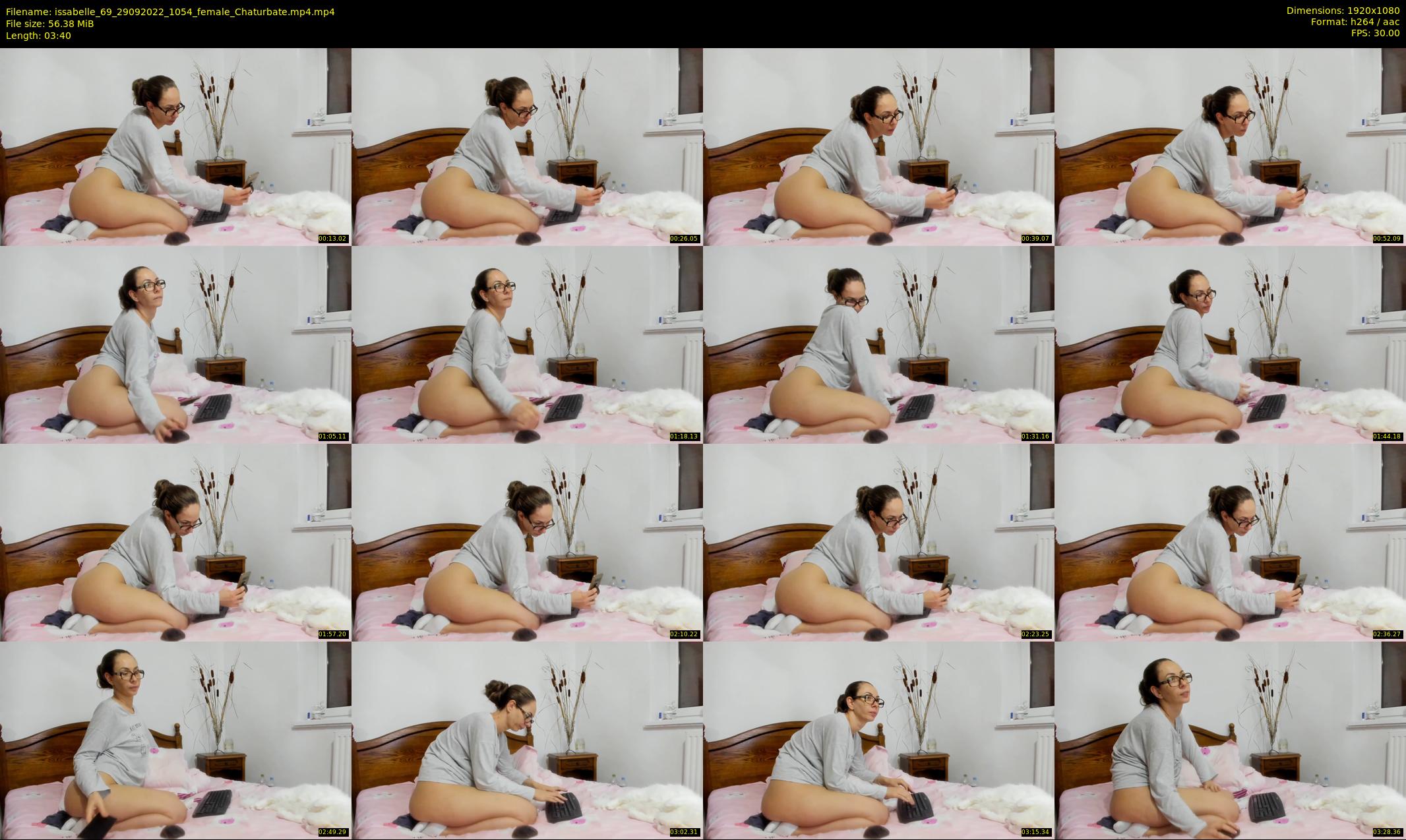 issabelle_69 — 4 minute Chaturbate couple cam show recording, 1080p, Sep 29, 2022