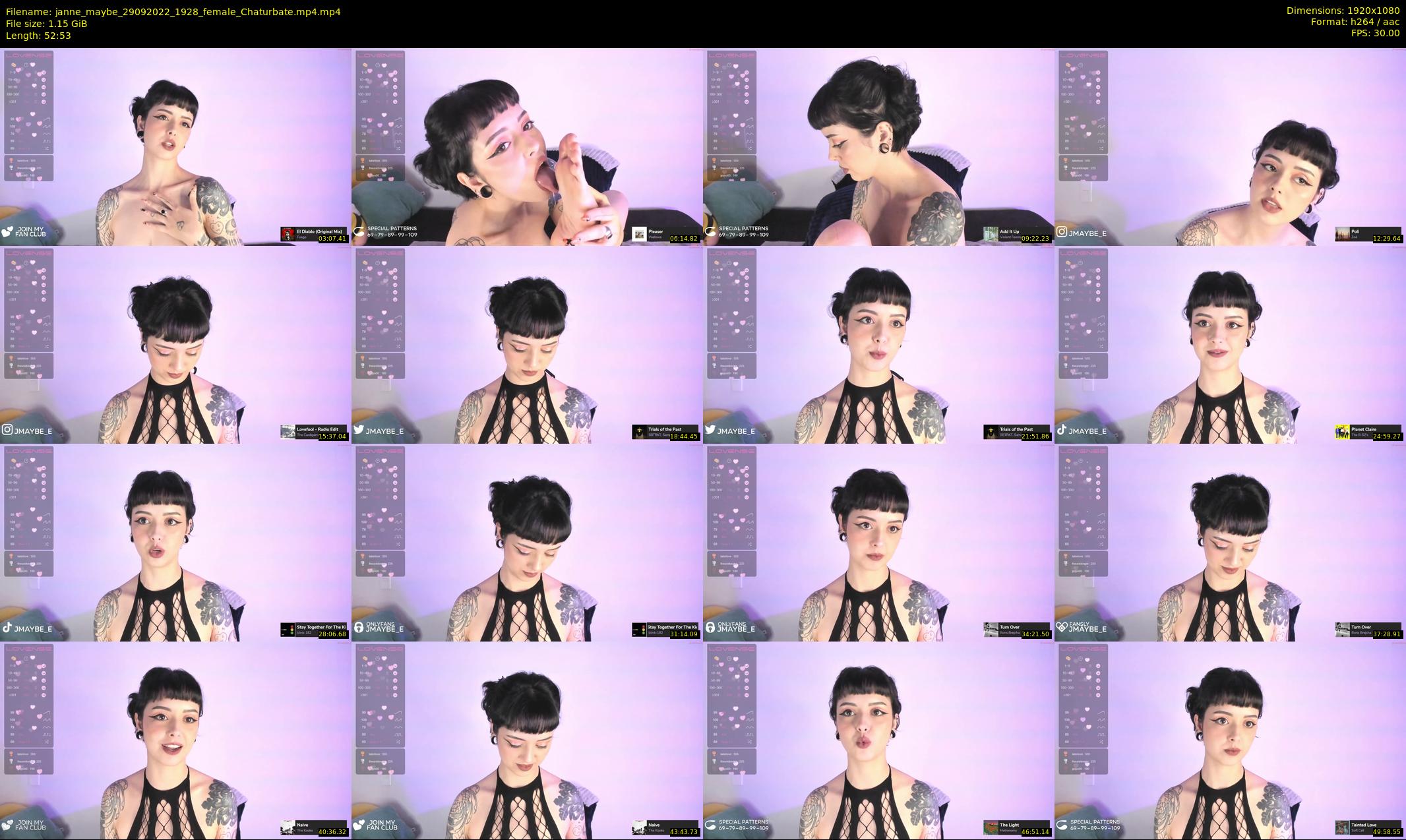 janne_maybe — 53 minute Chaturbate female cam show recording, 1080p, Sep 29, 2022