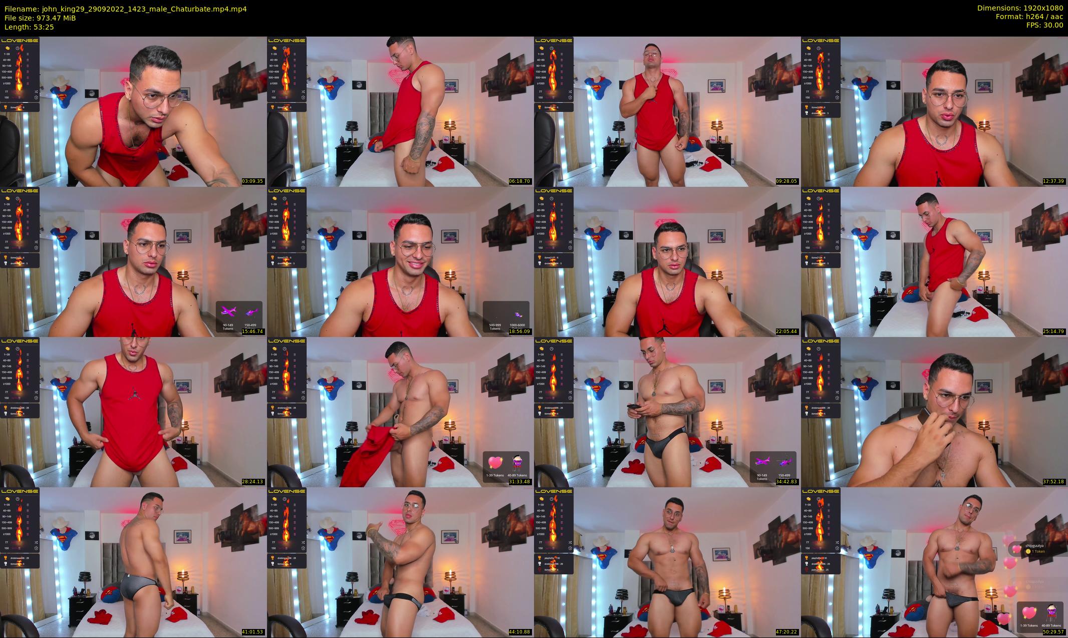 john_king29 — 54 minute Chaturbate male cam show recording, 1080p, Sep 29, 2022