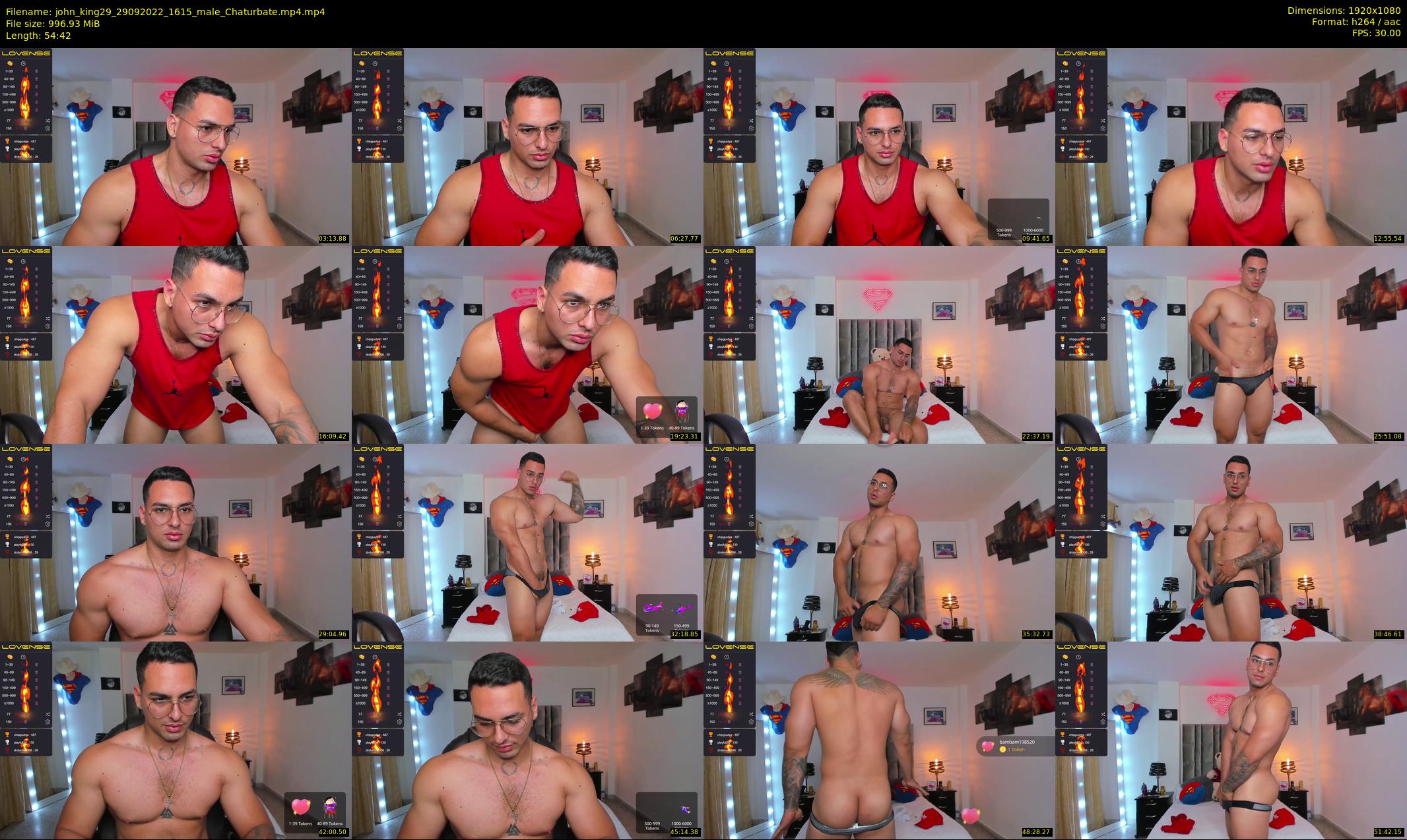 john_king29 — 55 minute Chaturbate male cam show recording, 1080p, Sep 29, 2022