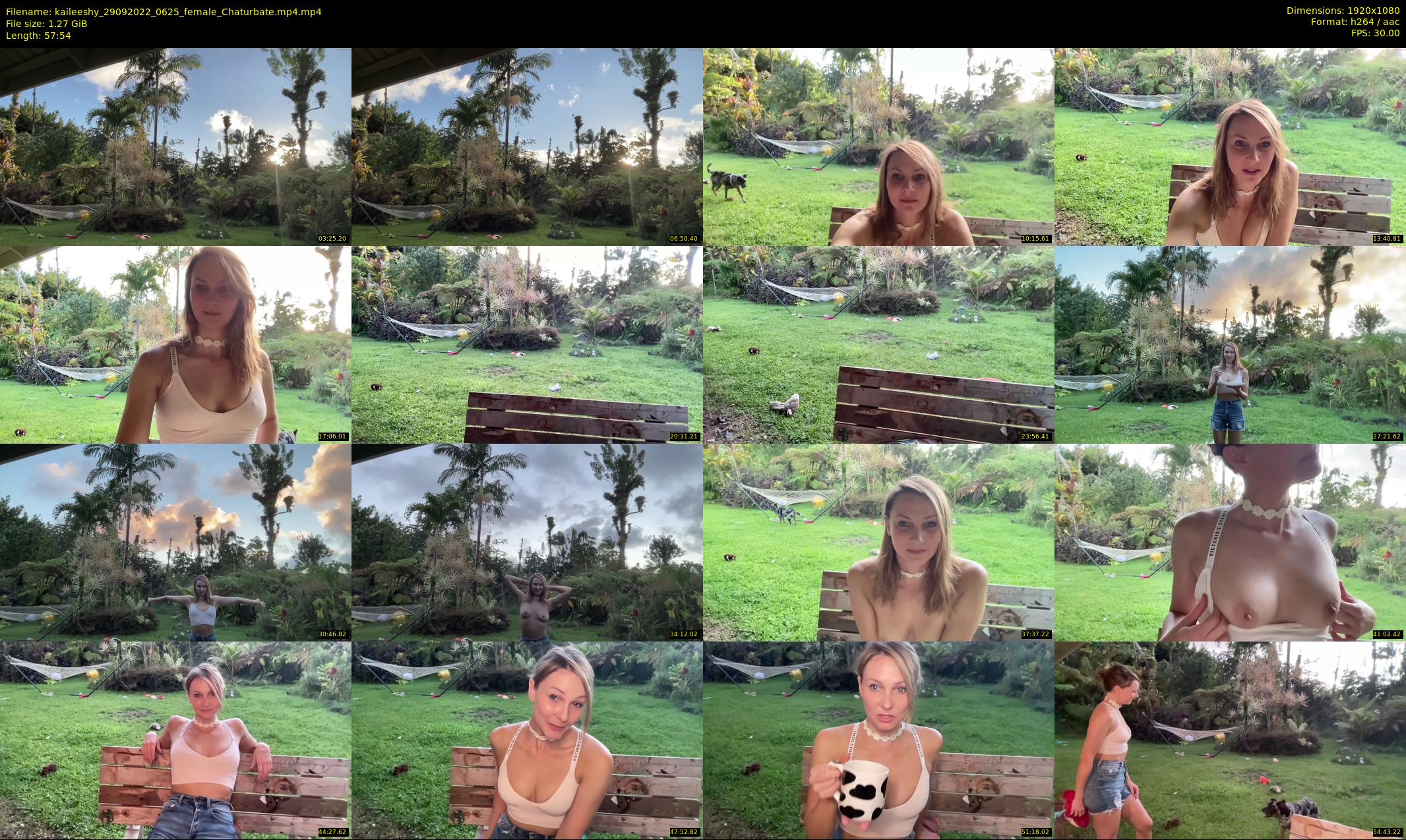 kaileeshy — 58 minute Chaturbate female cam show recording, 1080p, Sep 29, 2022