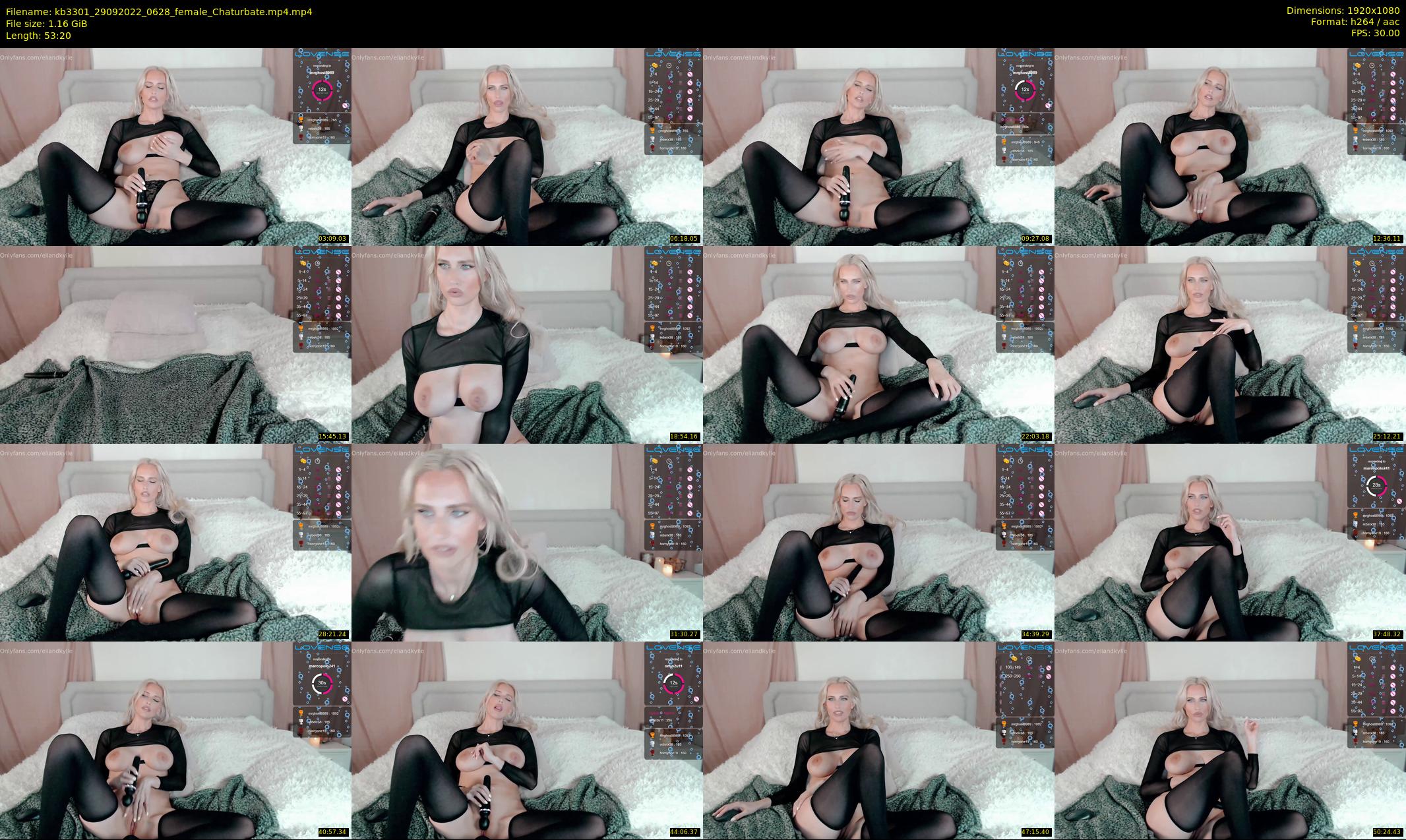 kb3301 — 54 minute Chaturbate couple cam show recording, 1080p, Sep 29, 2022