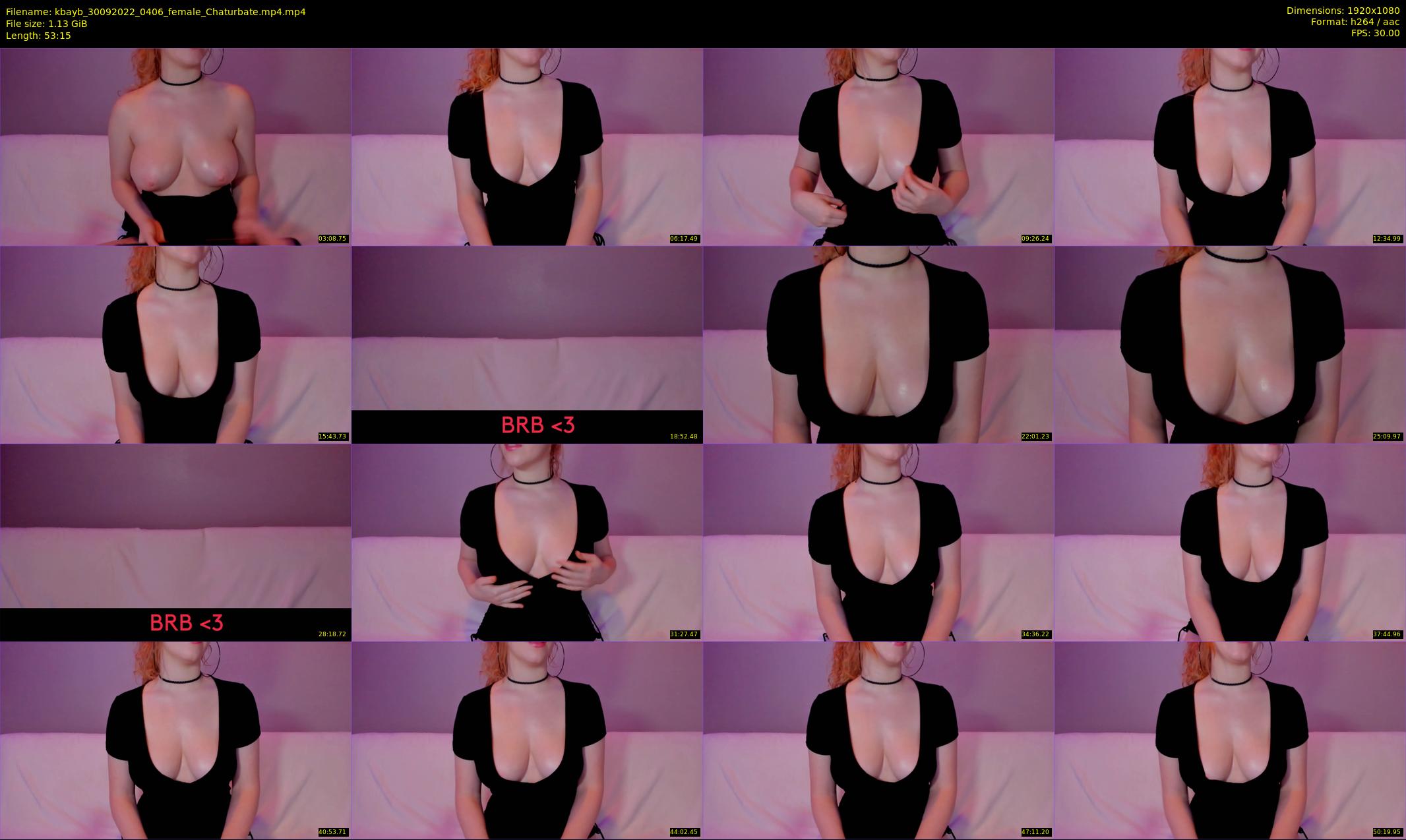 kbayb — 54 minute Chaturbate female cam show recording, 1080p, Sep 30, 2022
