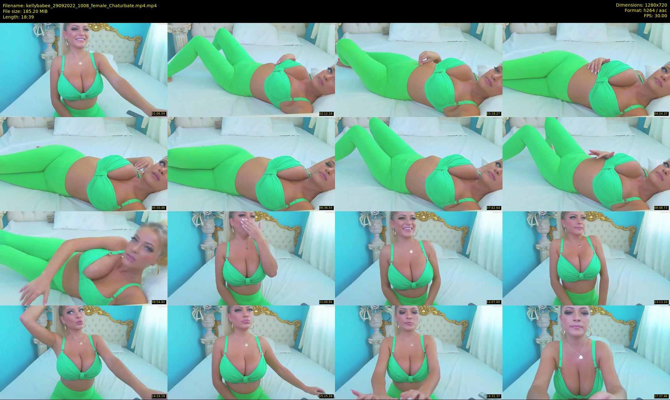 kellybabee — 19 minute Chaturbate female cam show recording, 720p, Sep 29, 2022