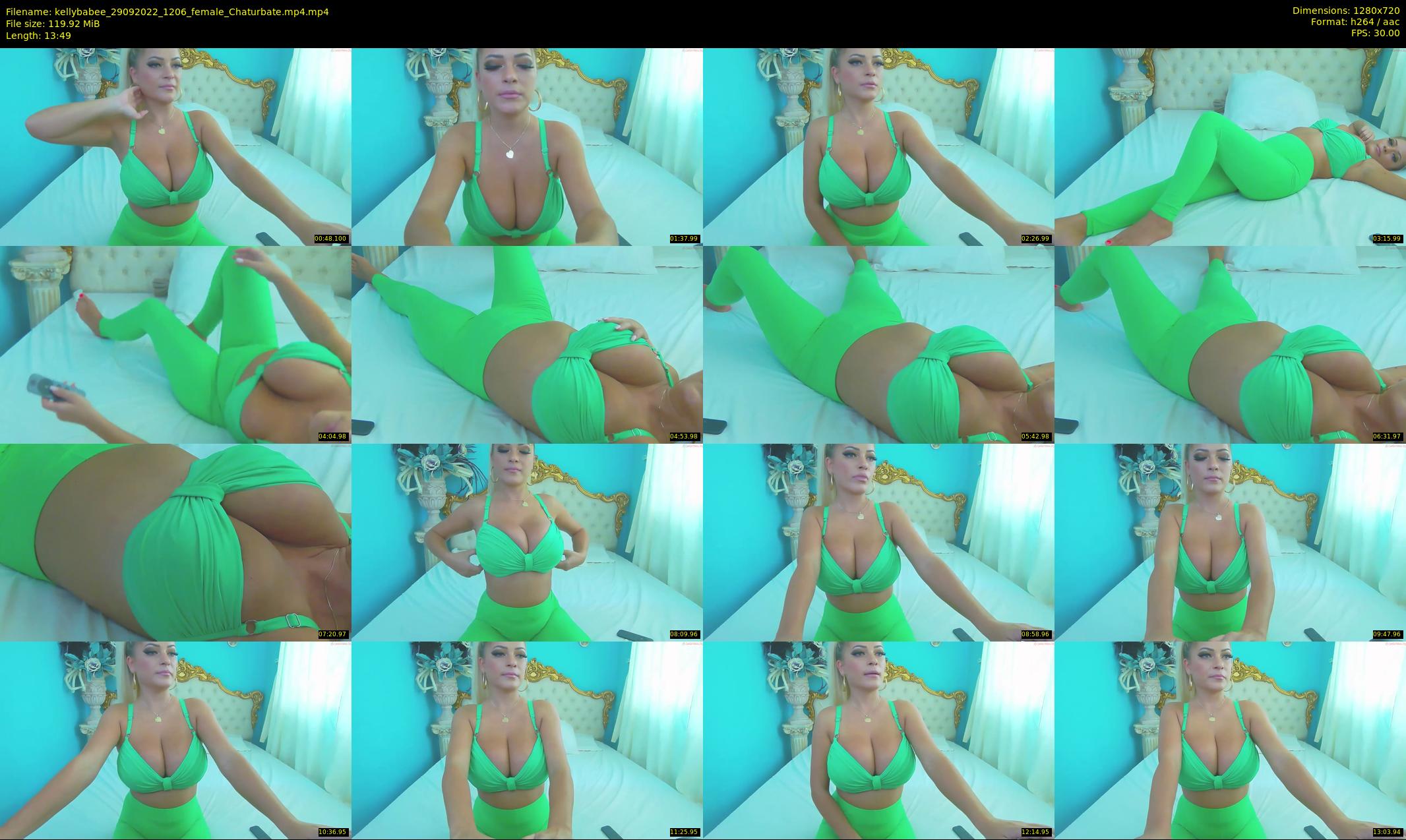 kellybabee — 14 minute Chaturbate female cam show recording, 720p, Sep 29, 2022