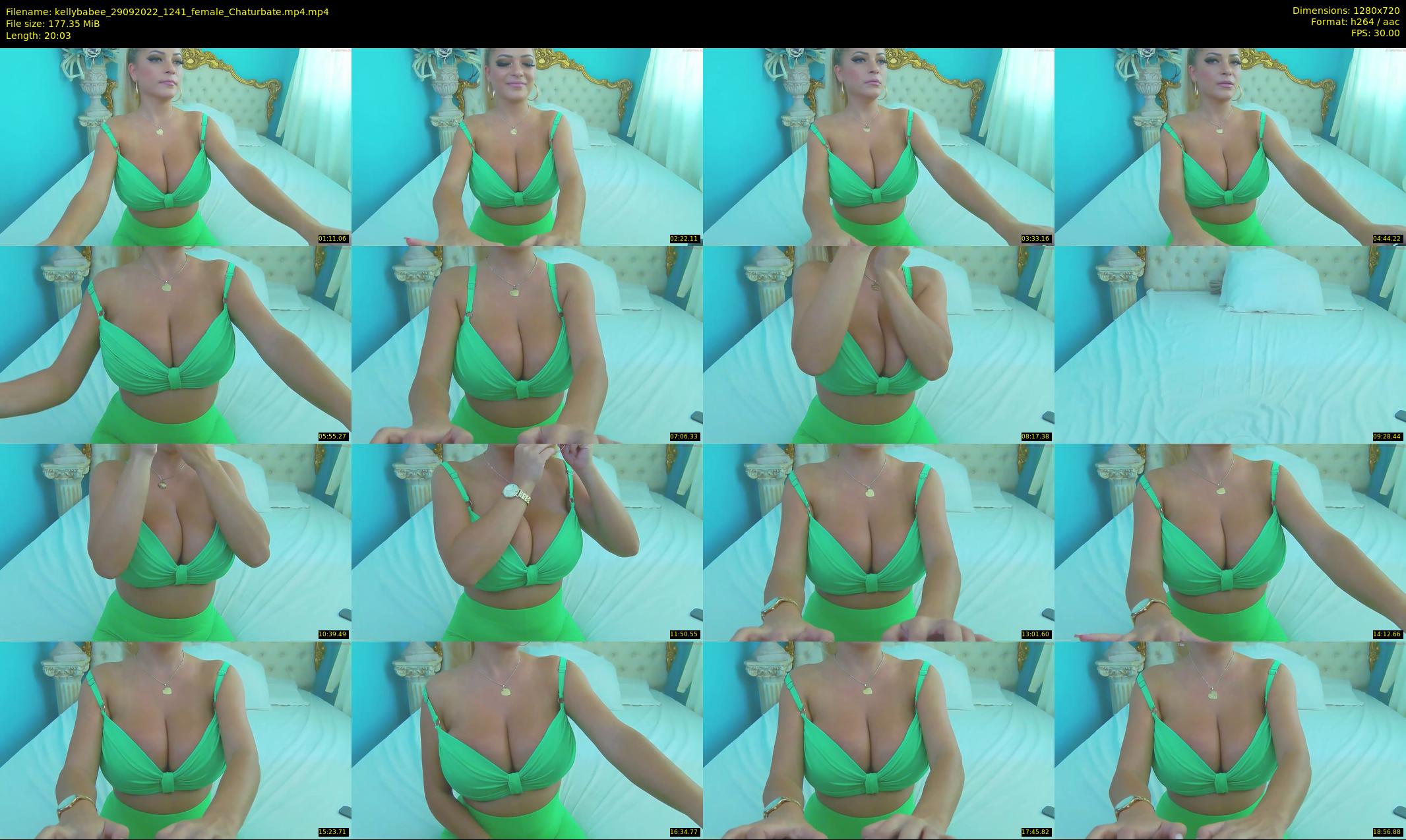 kellybabee — 21 minute Chaturbate female cam show recording, 720p, Sep 29, 2022