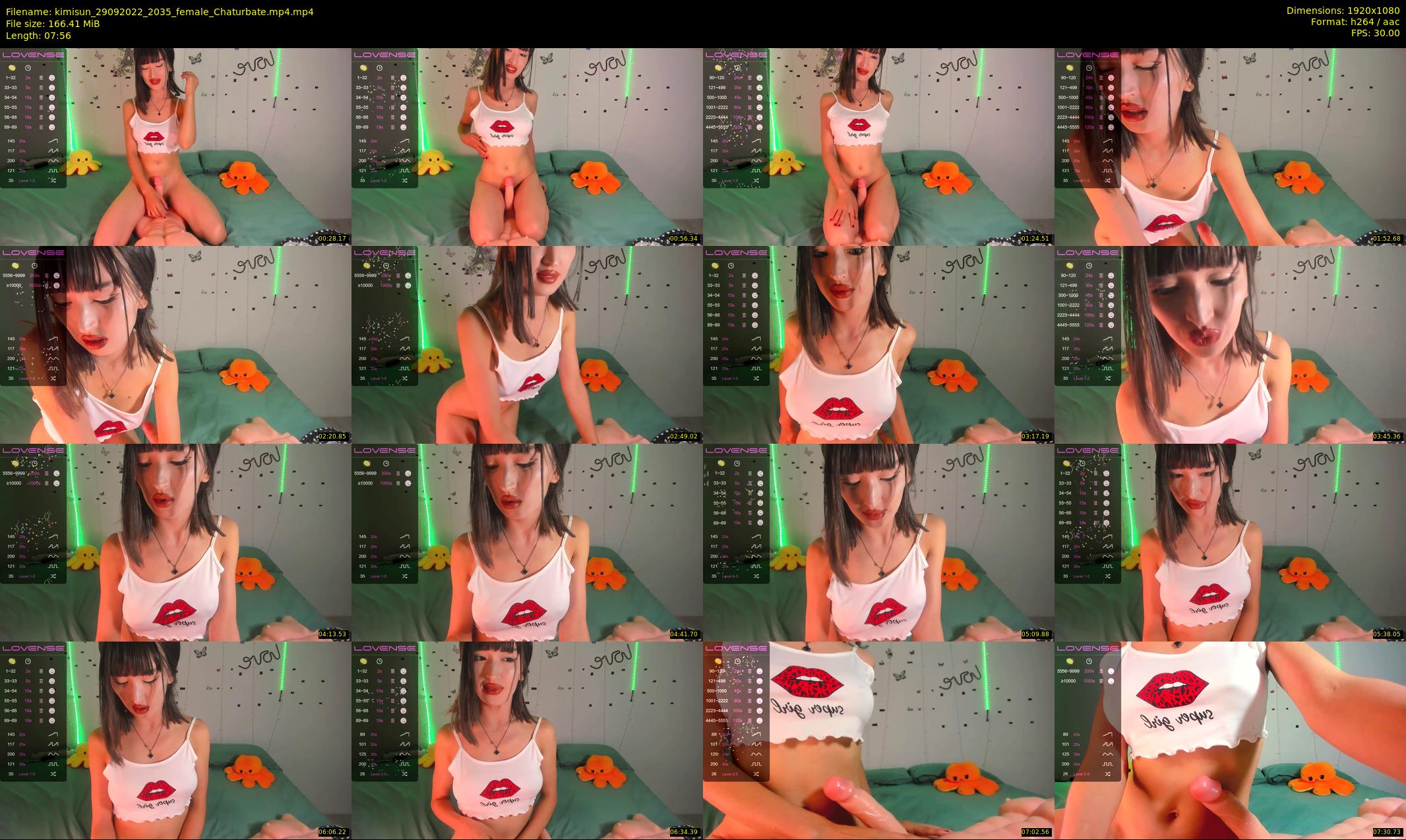 kimisun — 8 minute Chaturbate female cam show recording, 1080p, Sep 29, 2022