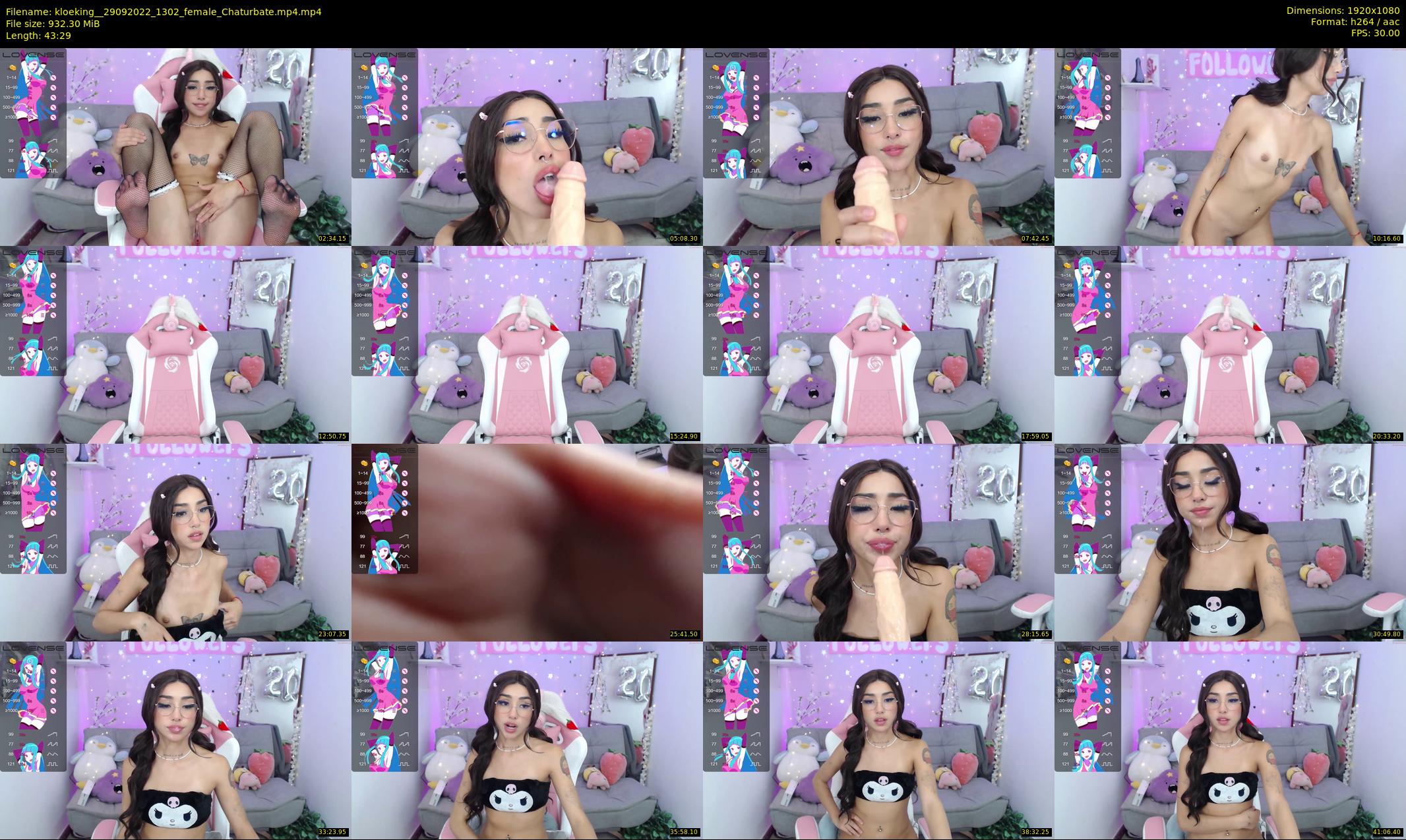 kloeking_ — 44 minute Chaturbate female cam show recording, 1080p, Sep 29, 2022