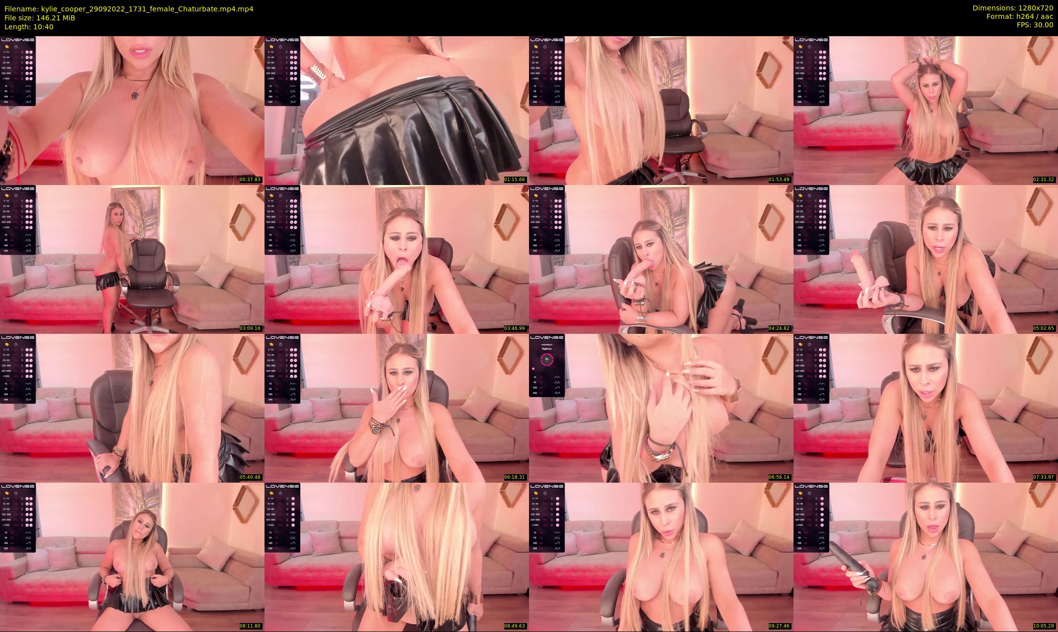 kylie_cooper — 11 minute Chaturbate female cam show recording, 720p, Sep 29, 2022