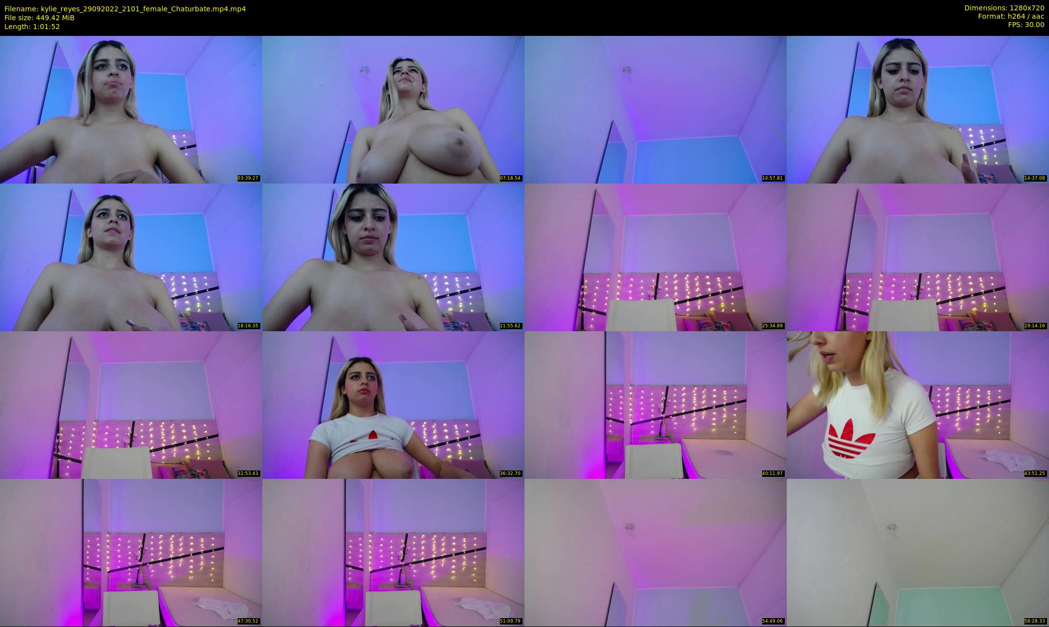 kylie_reyes — 62 minute Chaturbate female cam show recording, 720p, Sep 29, 2022