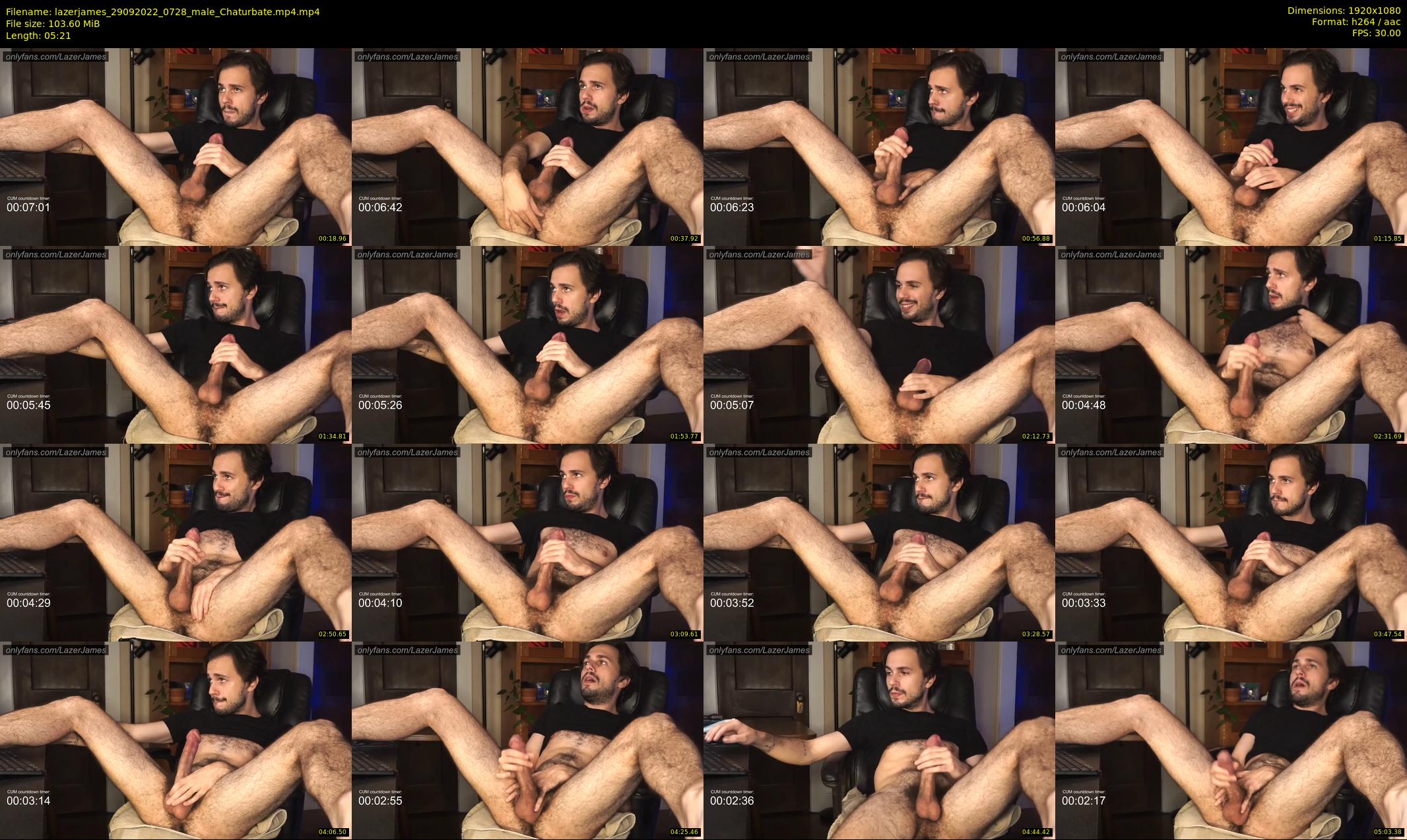 lazerjames — 6 minute Chaturbate male cam show recording, 1080p, Sep 29, 2022