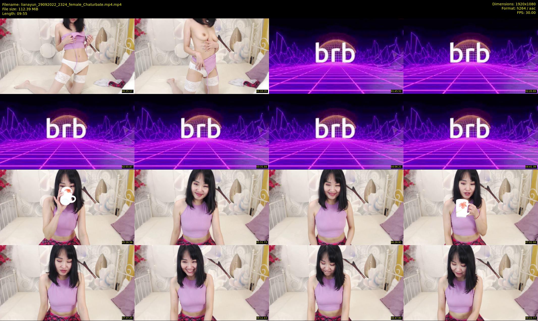 lianayun — 10 minute Chaturbate female cam show recording, 1080p, Sep 29, 2022