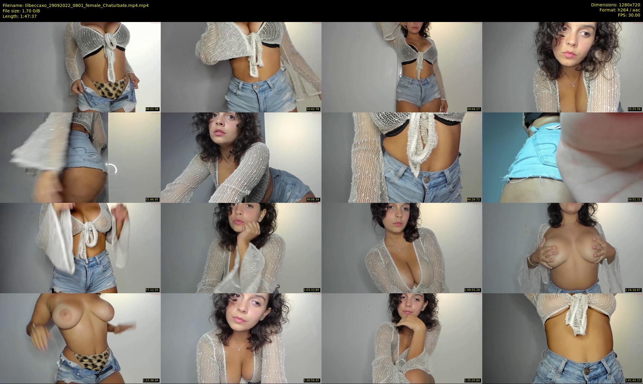 lilbeccaxo — 108 minute Chaturbate female cam show recording, 720p, Sep 29, 2022