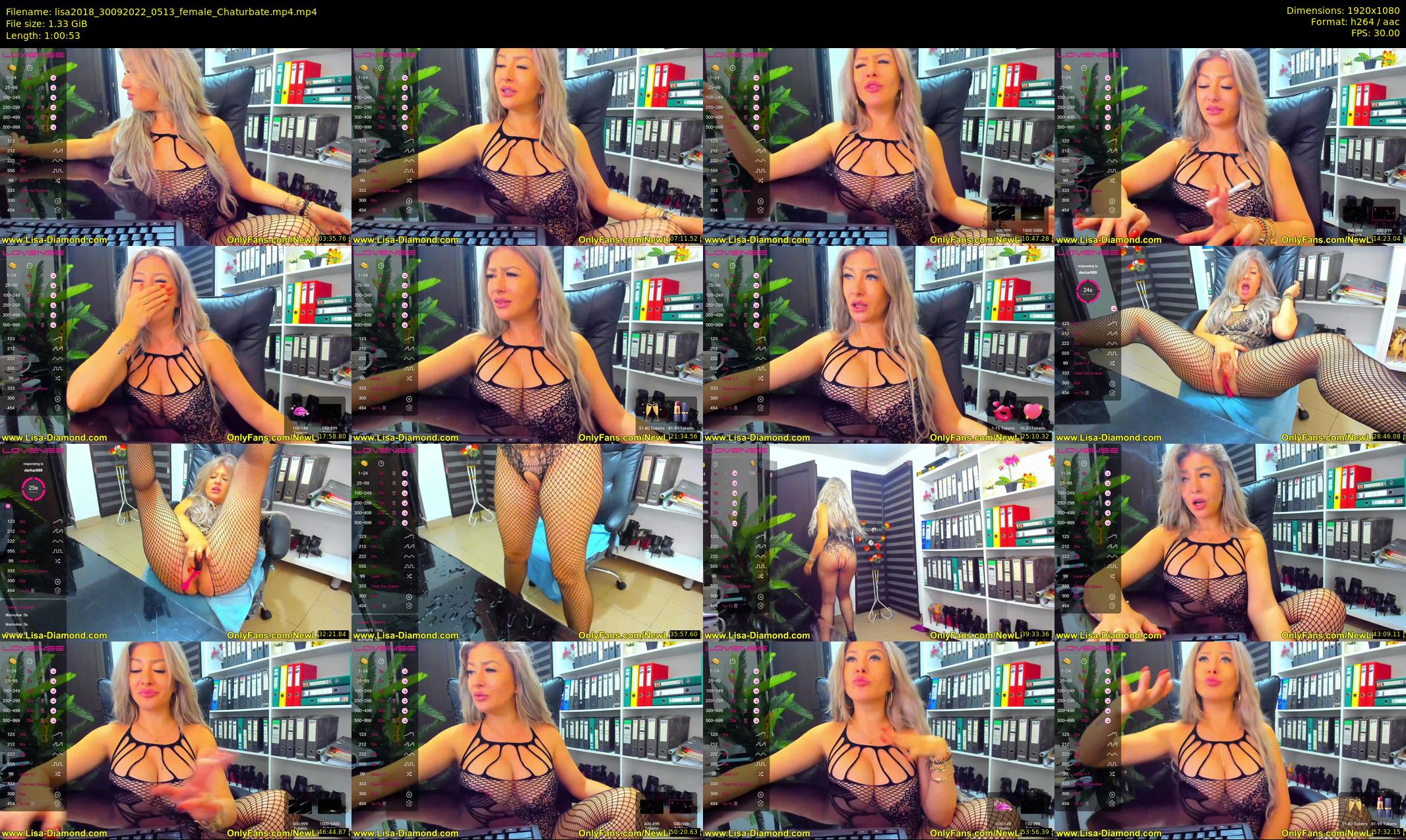 lisa2018 — 61 minute Chaturbate female cam show recording, 1080p, Sep 30, 2022