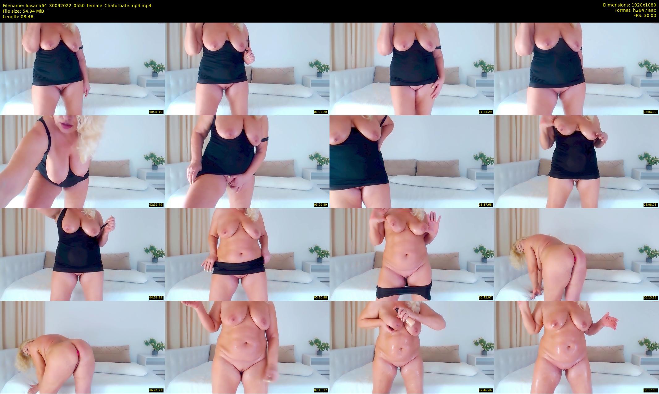 luisana64 — 9 minute Chaturbate female cam show recording, 1080p, Sep 30, 2022