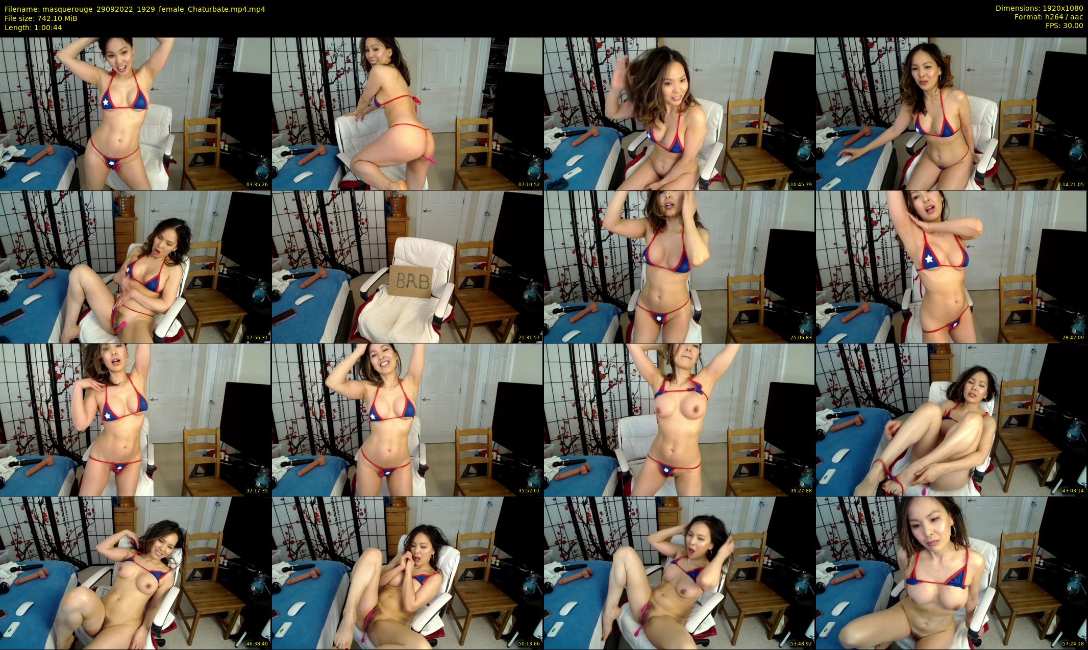 masquerouge — 61 minute Chaturbate female cam show recording, 1080p, Sep 29, 2022