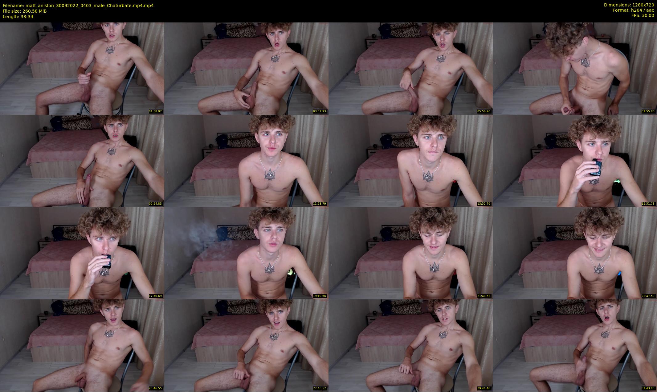 matt_aniston — 34 minute Chaturbate male cam show recording, 720p, Sep 30, 2022