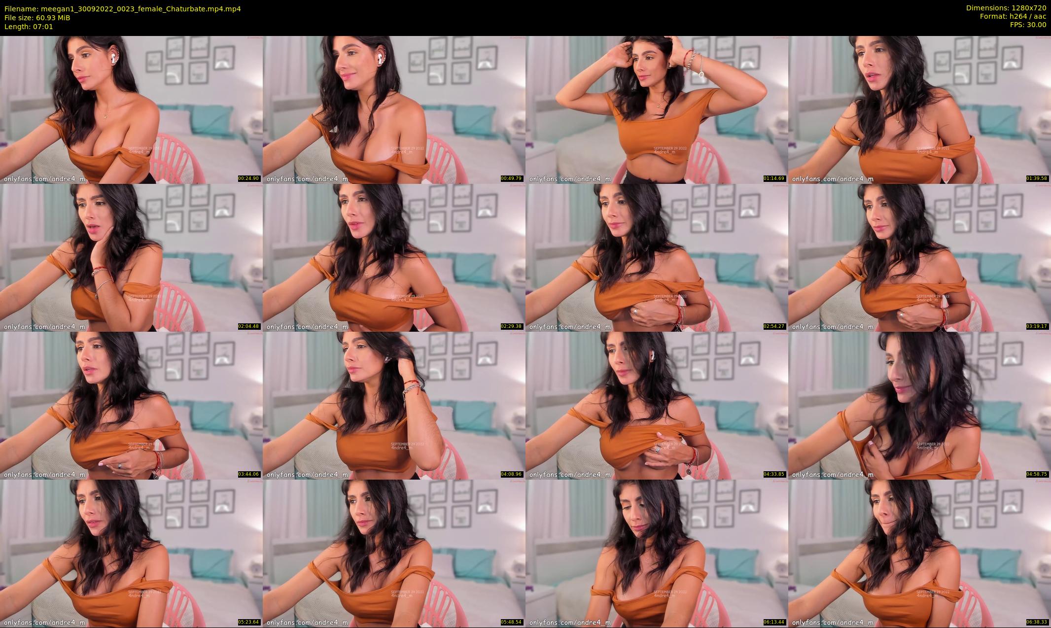 meegan1 — 8 minute Chaturbate female cam show recording, 720p, Sep 30, 2022
