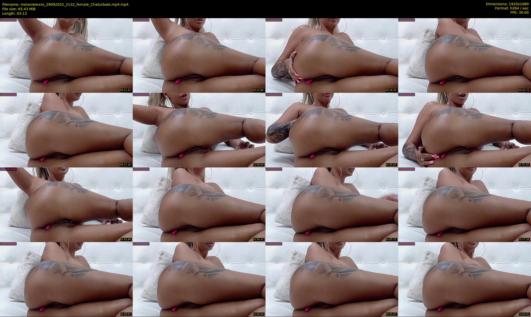 melanielexxx — 4 minute Chaturbate female cam show recording, 1080p, Sep 29, 2022