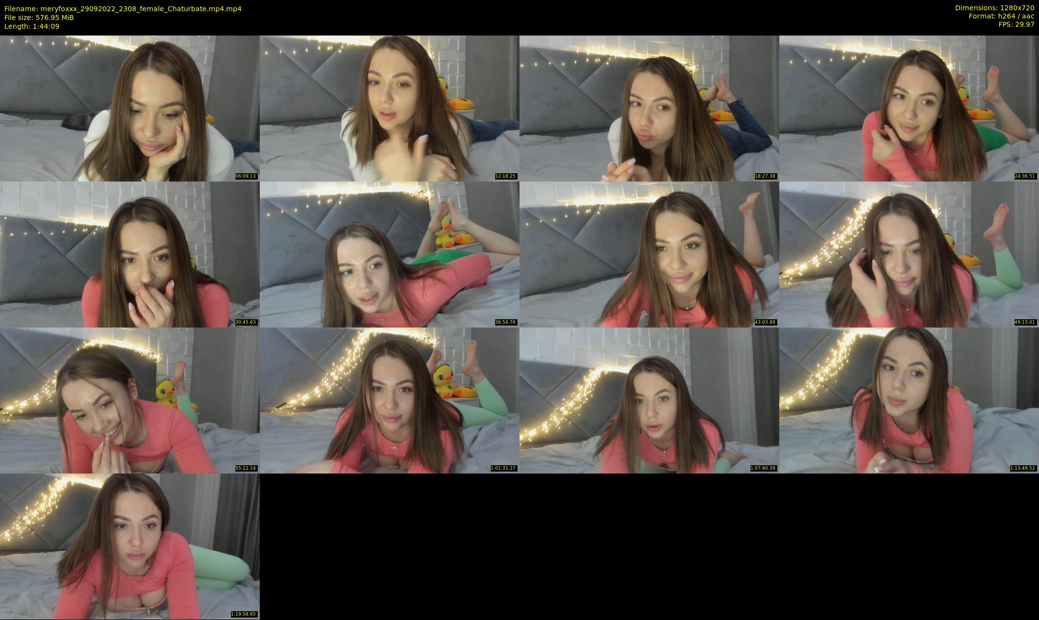 meryfoxxx — 105 minute Chaturbate female cam show recording, 720p, Sep 29, 2022