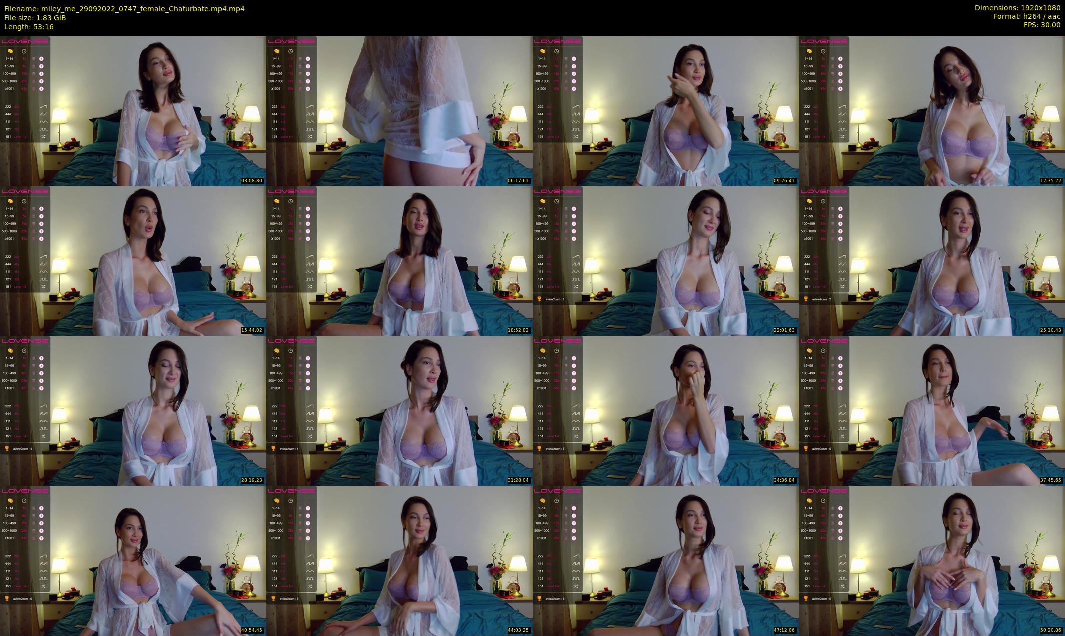 miley_me — 54 minute Chaturbate female cam show recording, 1080p, Sep 29, 2022