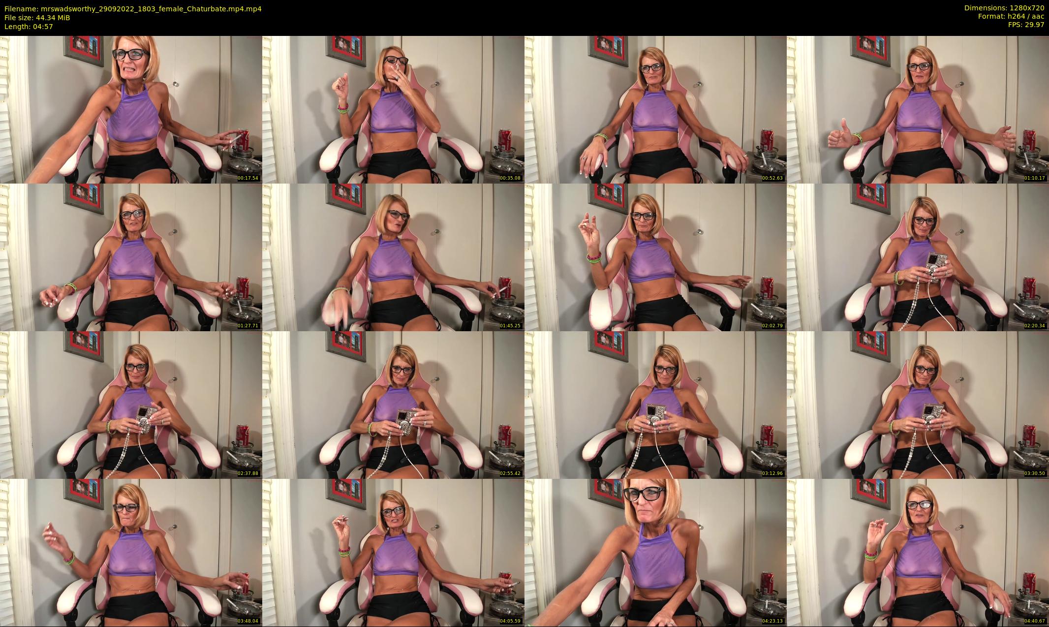 mrswadsworthy — 5 minute Chaturbate female cam show recording, 720p, Sep 29, 2022