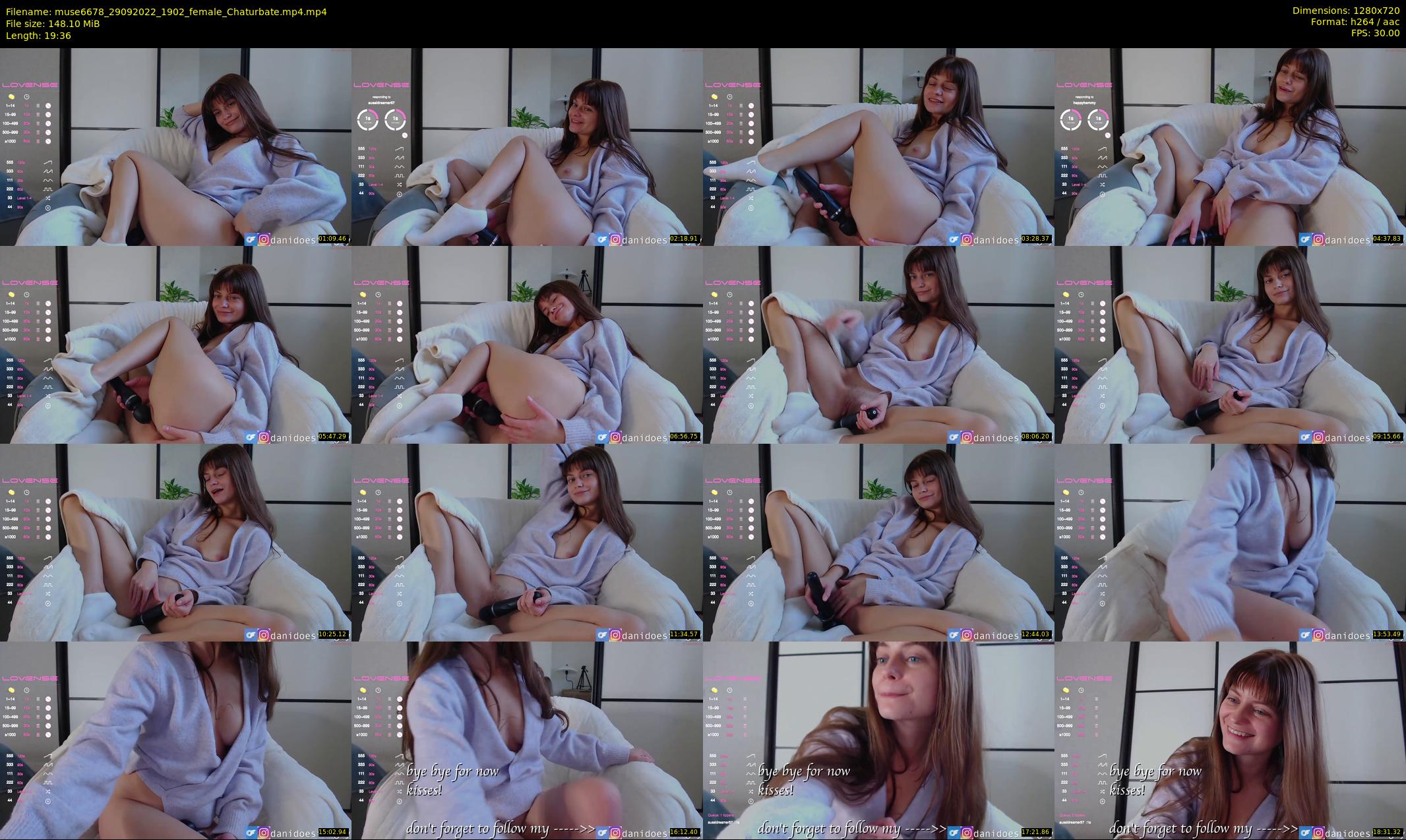 muse6678 — 20 minute Chaturbate female cam show recording, 720p, Sep 29, 2022