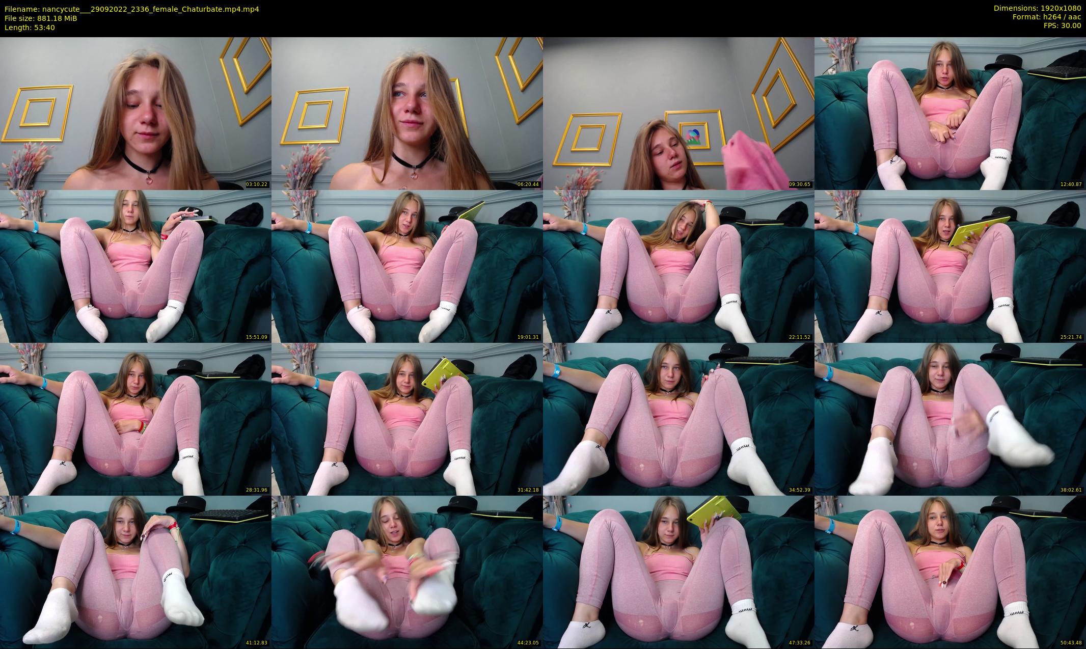 nancycute__ — 54 minute Chaturbate female cam show recording, 1080p, Sep 29, 2022