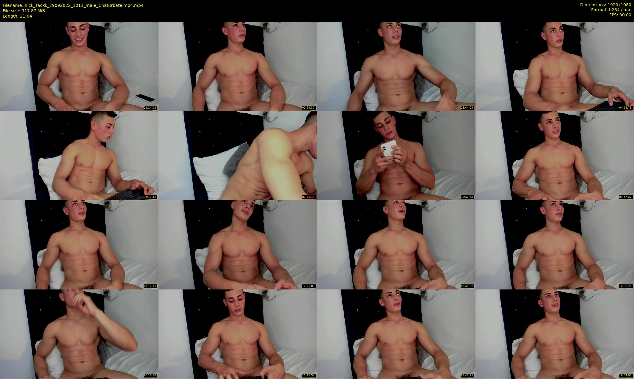 nick_zackk — 22 minute Chaturbate male cam show recording, 1080p, Sep 29, 2022