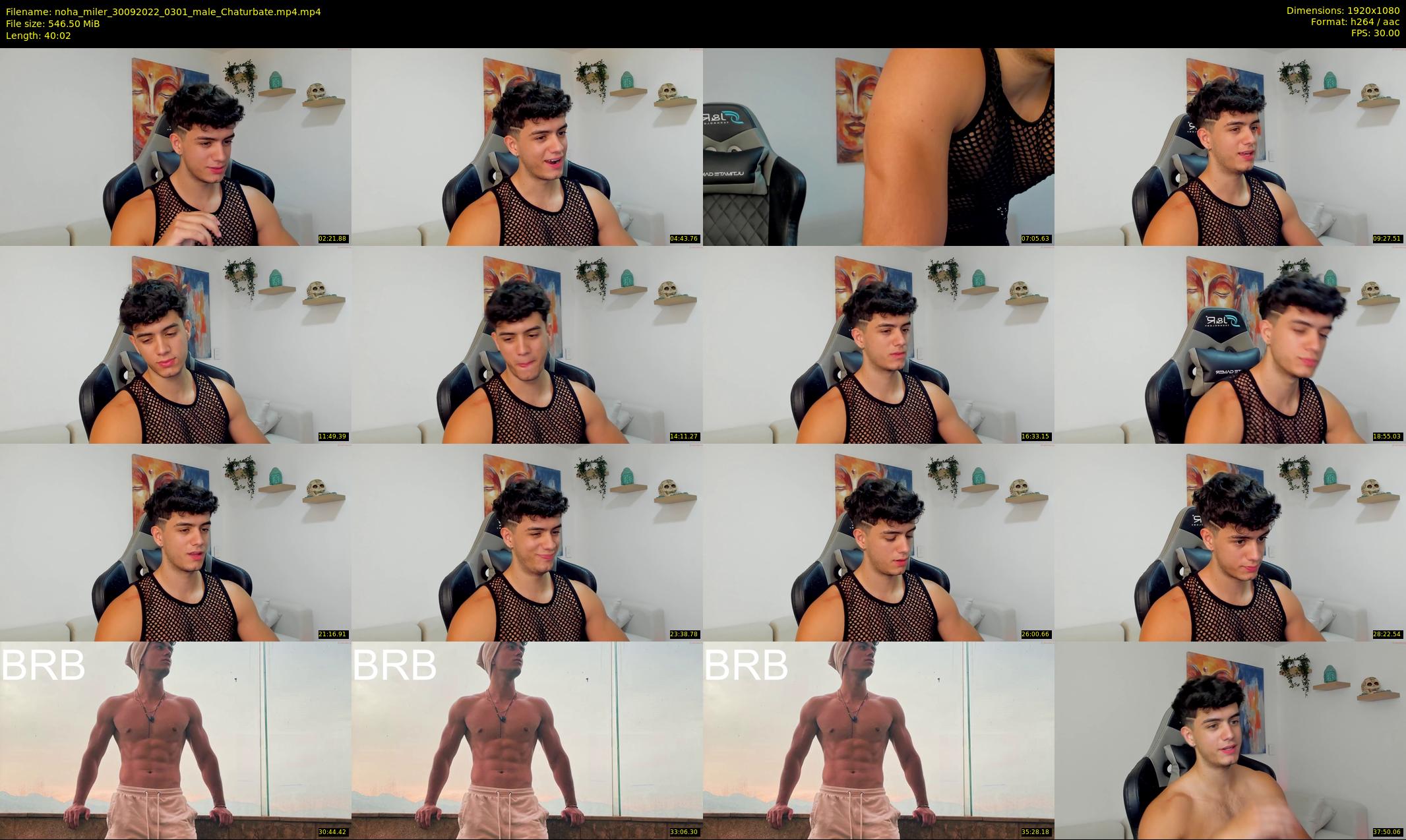 noha_miler — 41 minute Chaturbate male cam show recording, 1080p, Sep 30, 2022