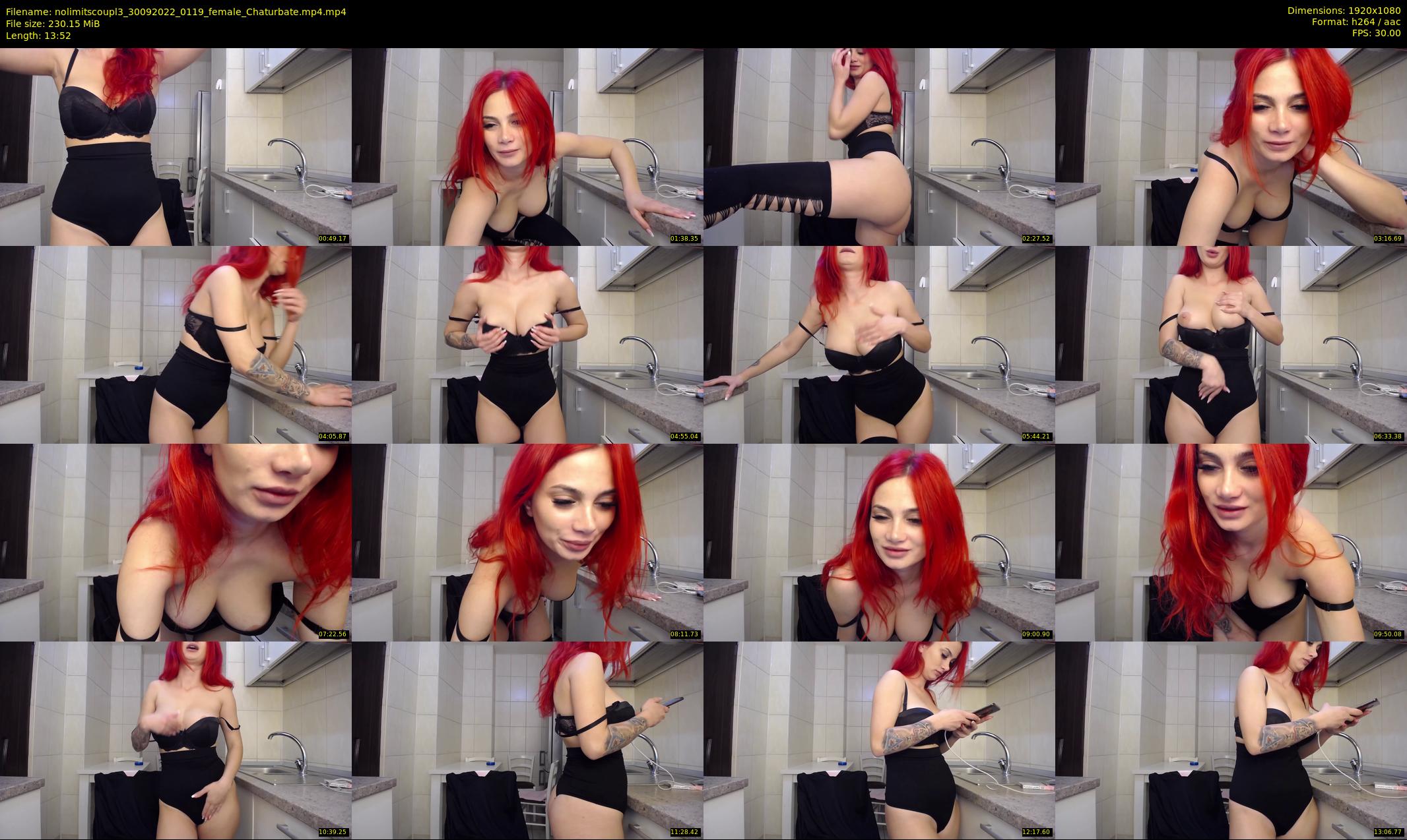 nolimitscoupl3 — 14 minute Chaturbate couple cam show recording, 1080p, Sep 30, 2022