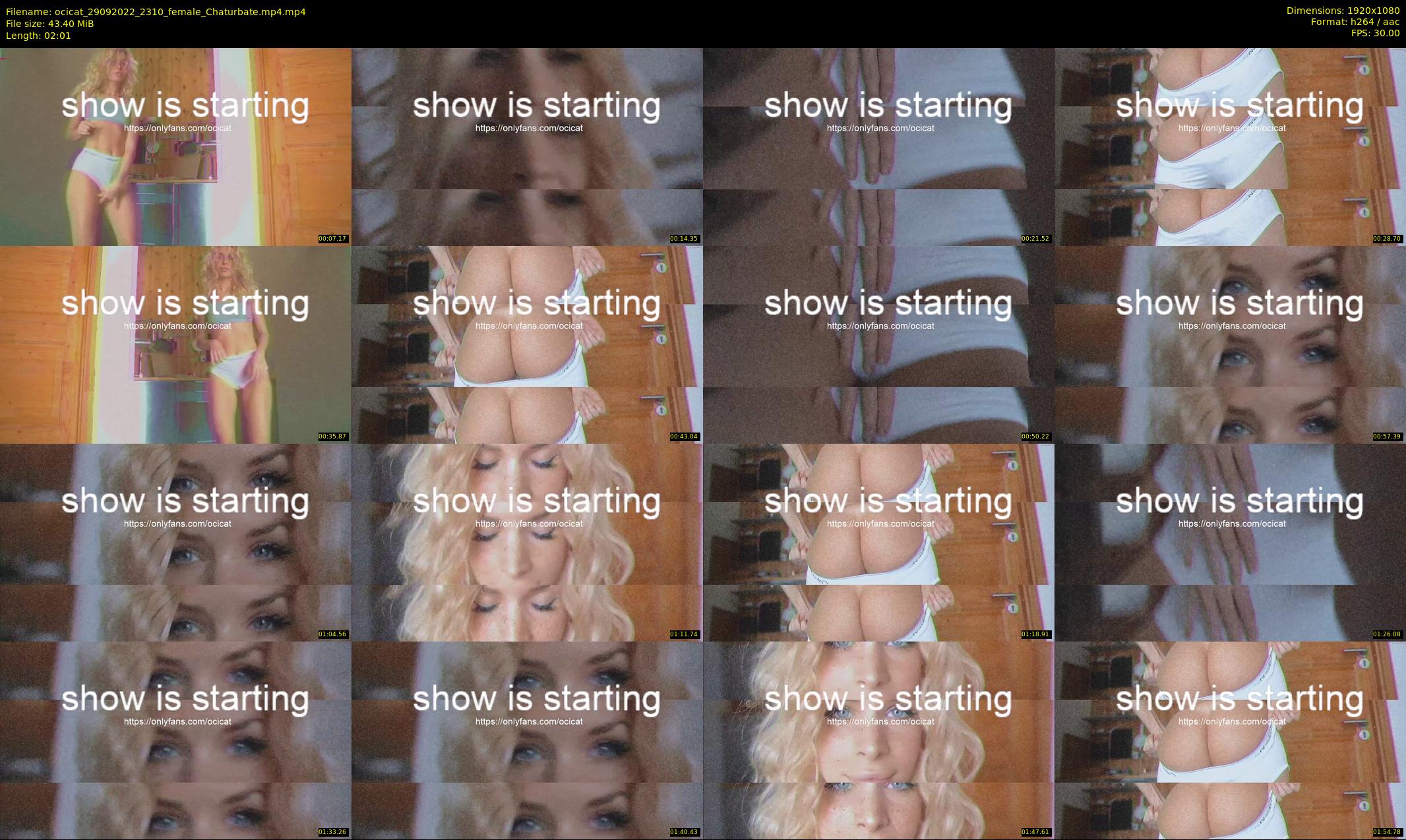 ocicat — 3 minute Chaturbate female cam show recording, 1080p, Sep 29, 2022