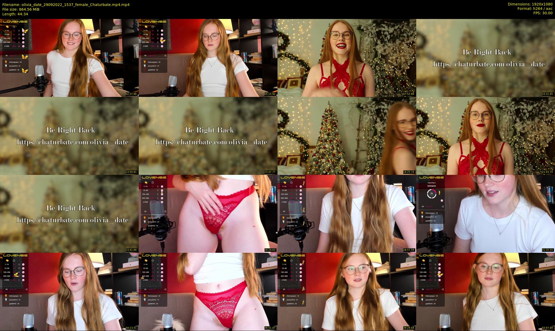olivia_date — 45 minute Chaturbate female cam show recording, 1080p, Sep 29, 2022