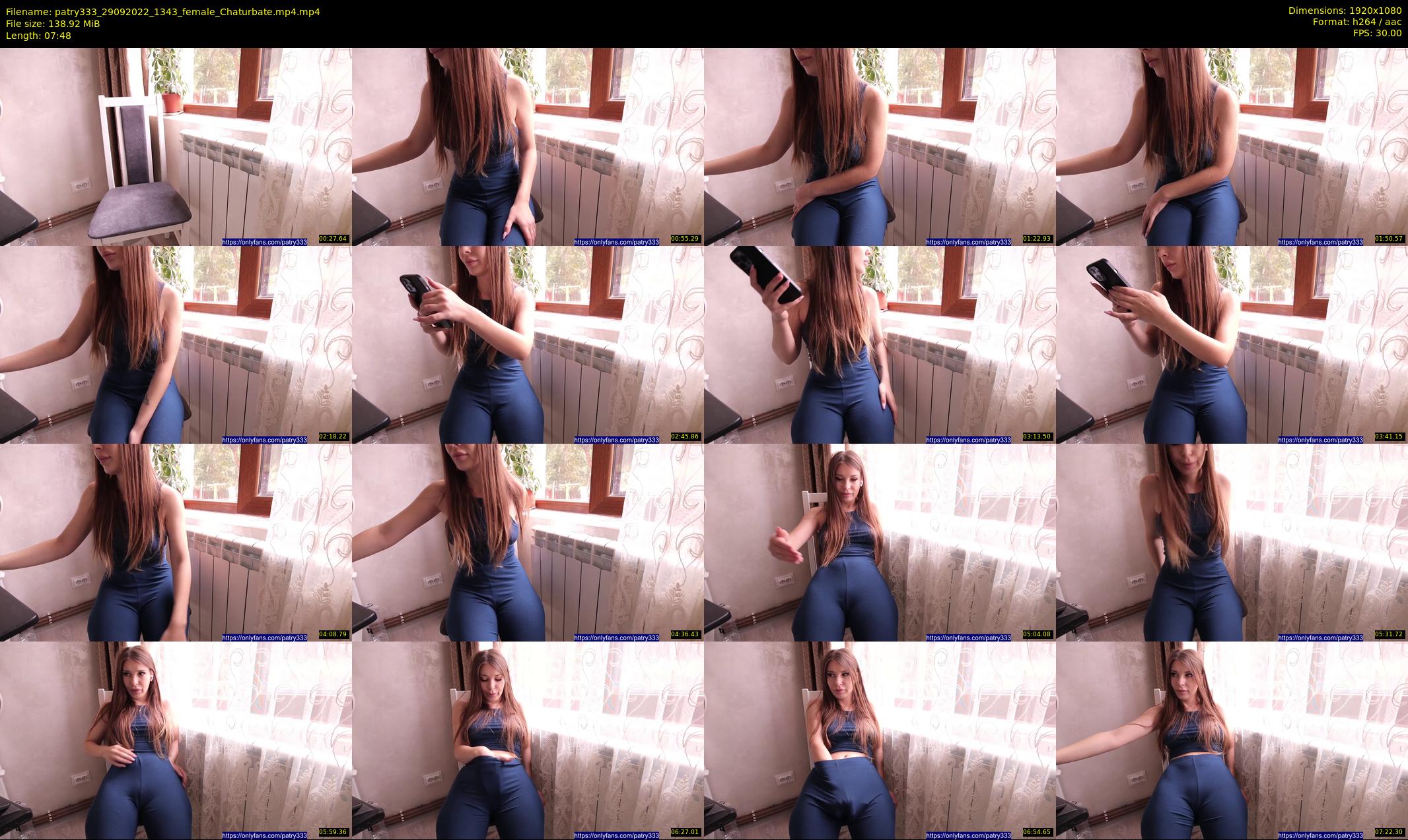 patry333 — 8 minute Chaturbate female cam show recording, 1080p, Sep 29, 2022